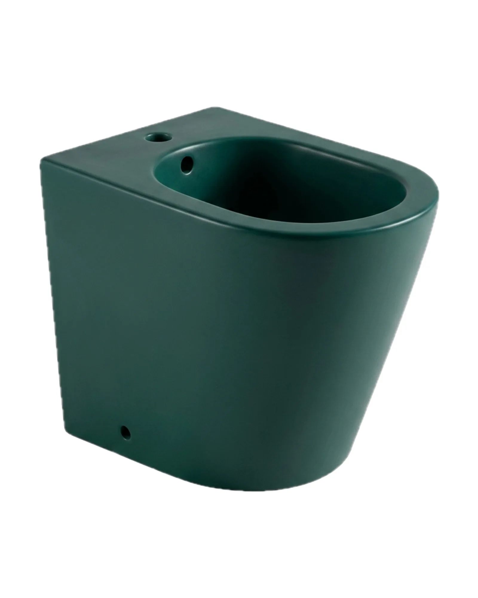 Bidet BIR-2-VJM Verde Jasper Matte, vista 3/4