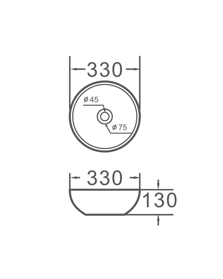Plano cotado 5012BM