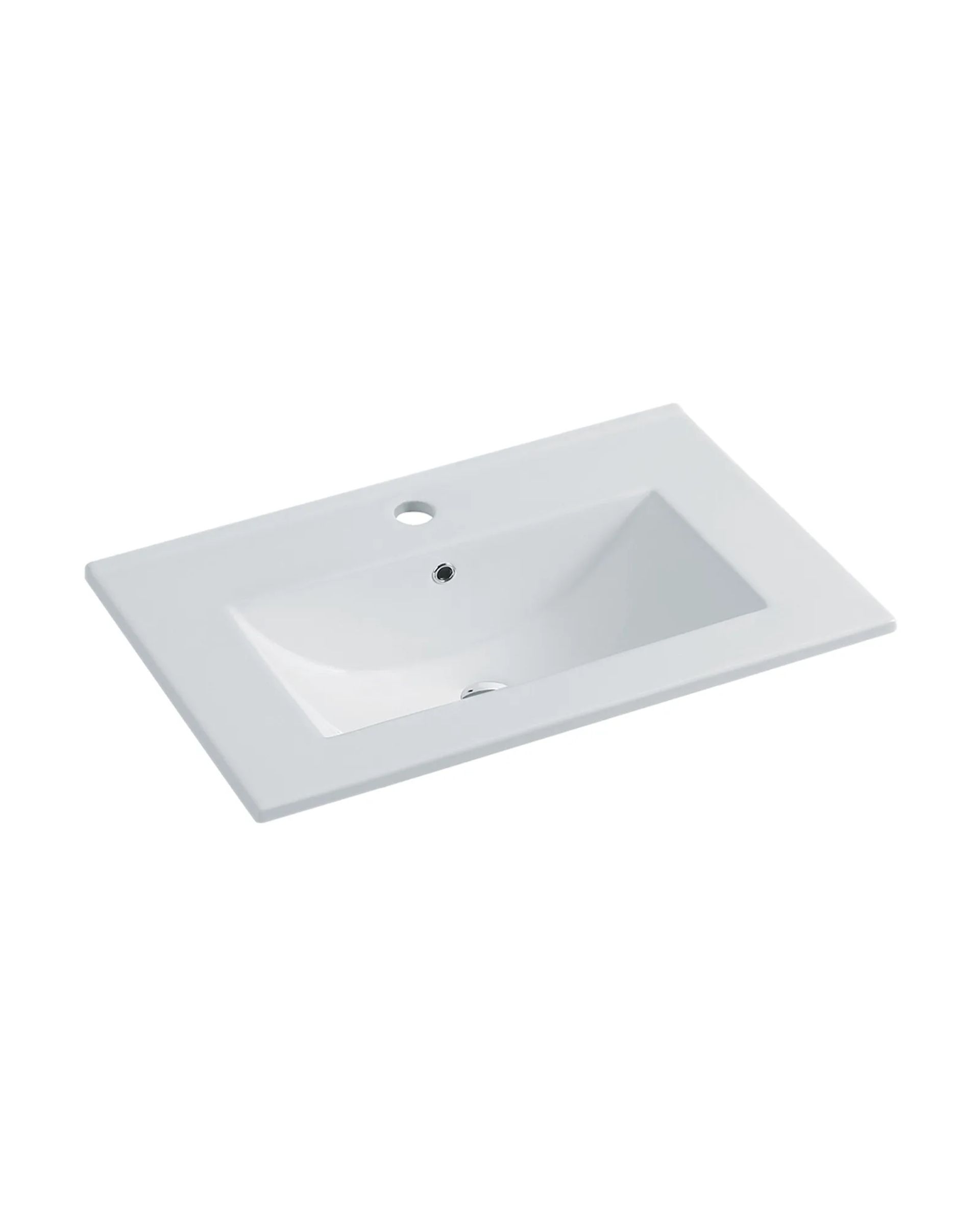 Mesada B60 Blanco, vista 3/4