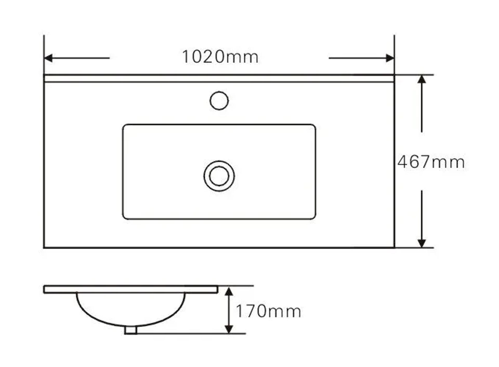 Plano cotado B100