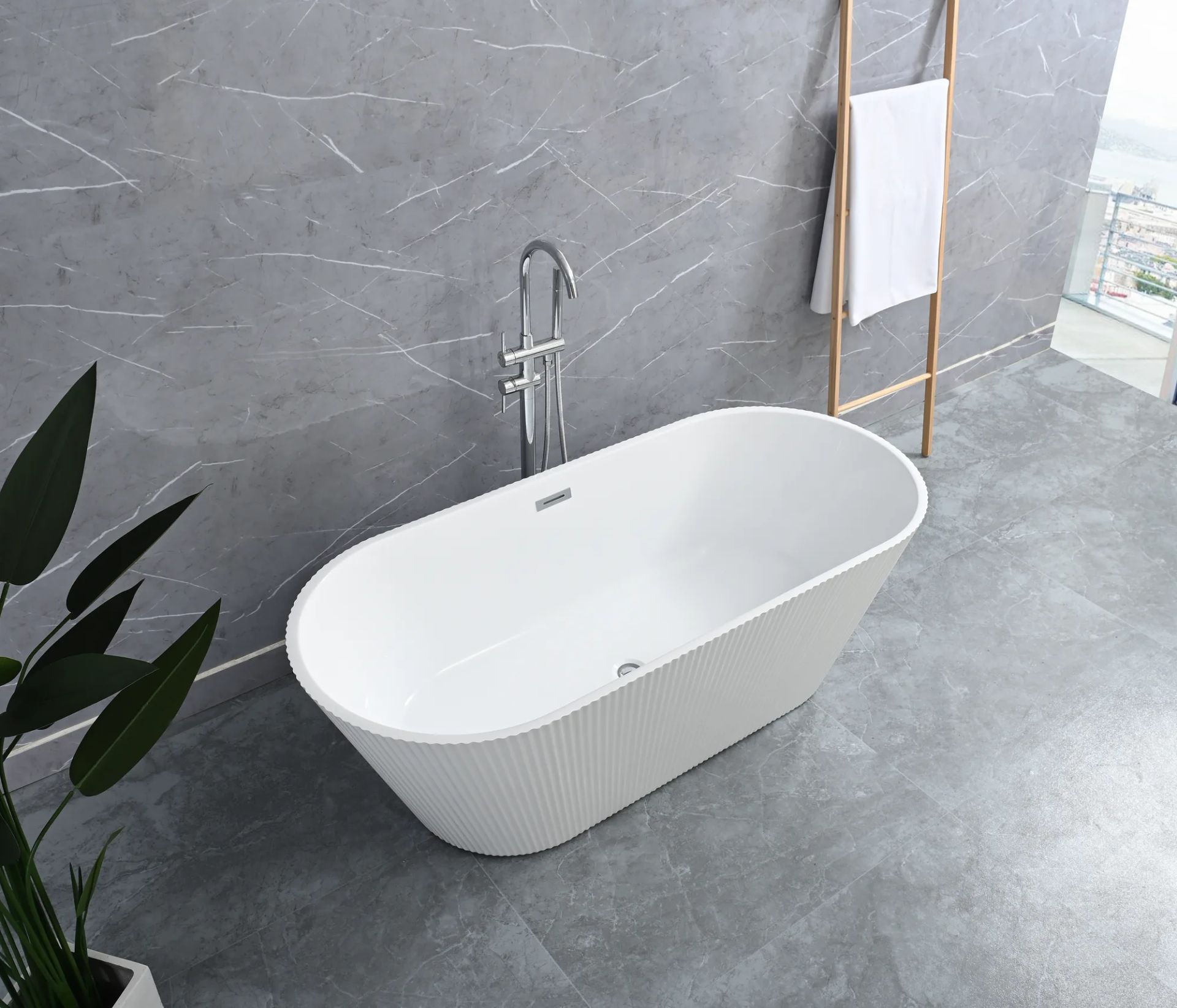 Bañera BAE-1-RA Relieve, vista ambientada