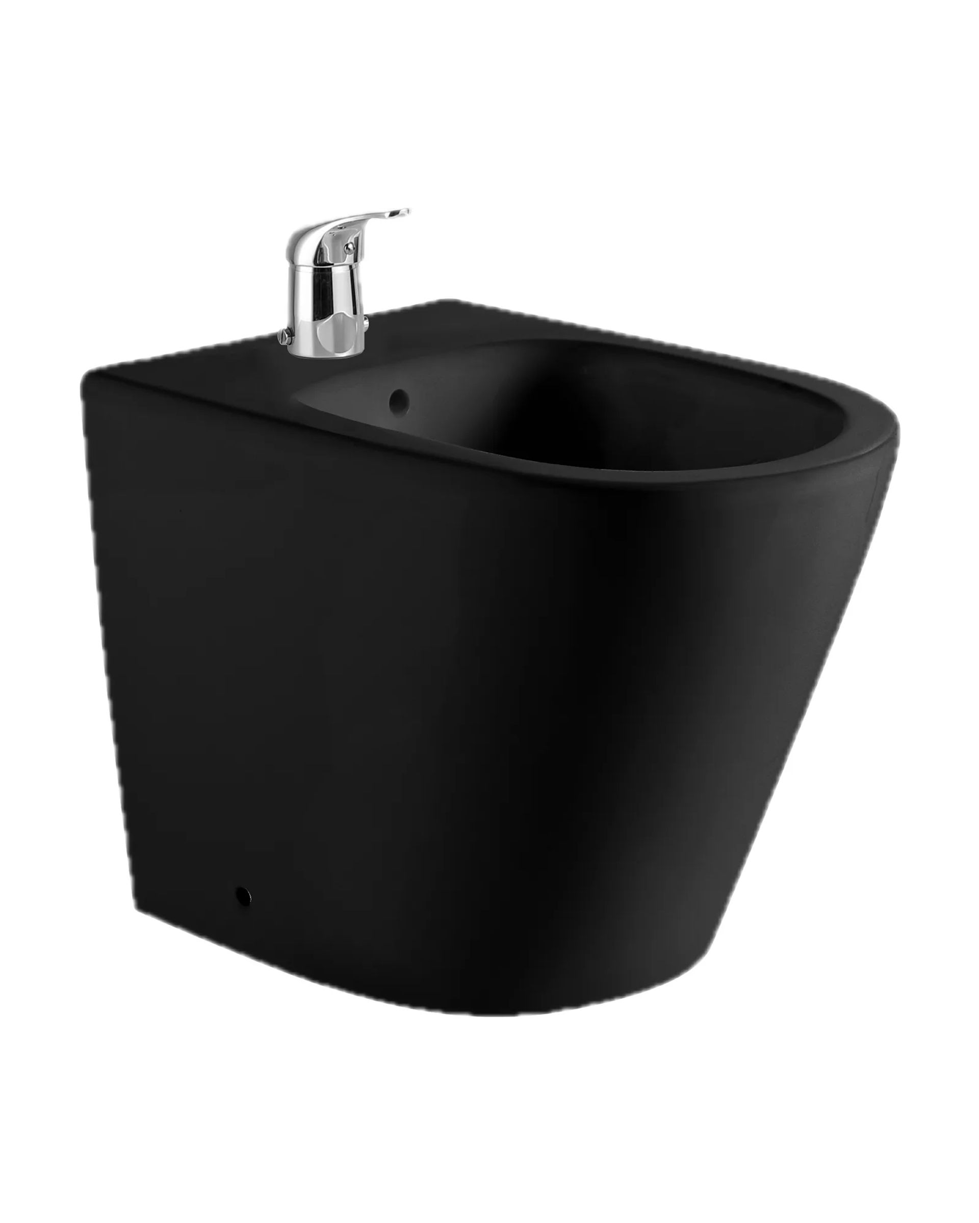 Bidet BIR-2-BM Negro Matte, vista 3/4
