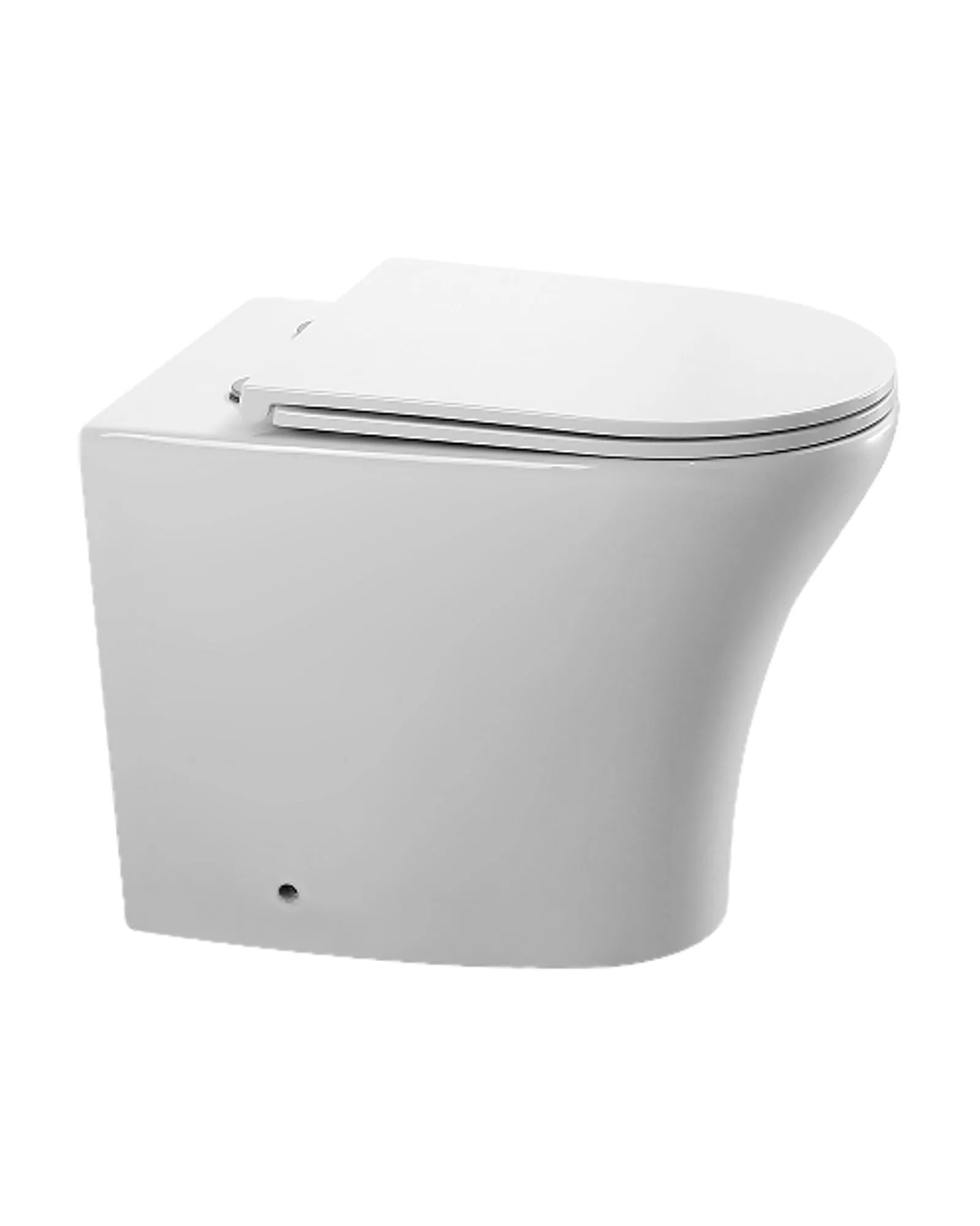 Inodoro INR-3C Blanco, vista 3/4
