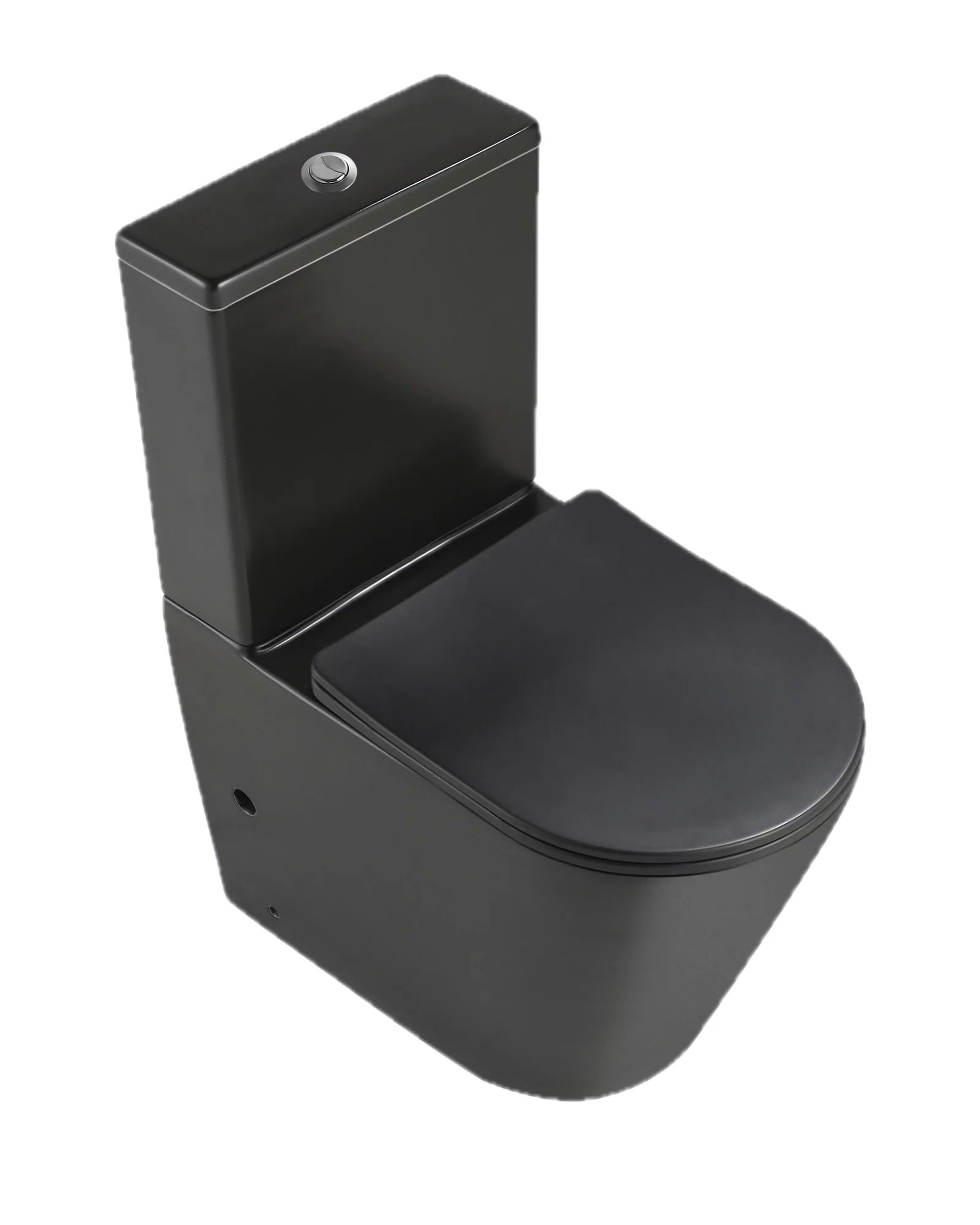 Inodoro INR-2-BM Negro Matte, vista detalle