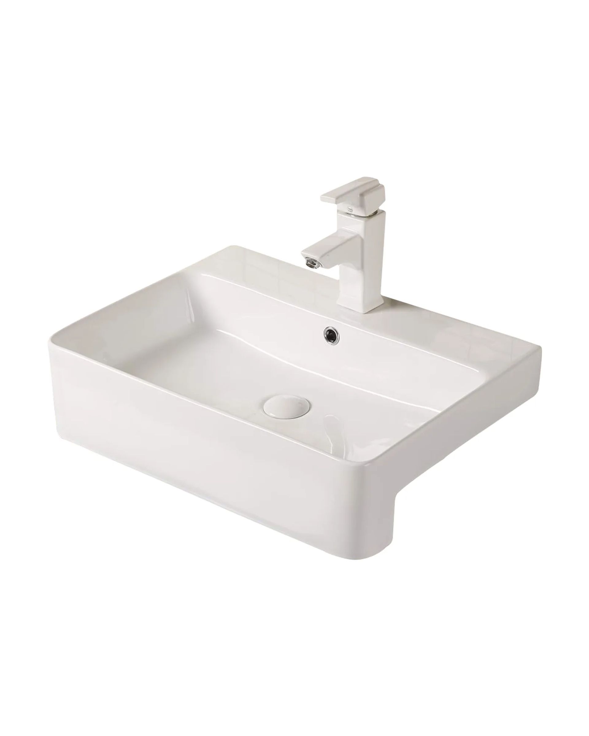 Bacha BAB50 Blanco, vista 3/4