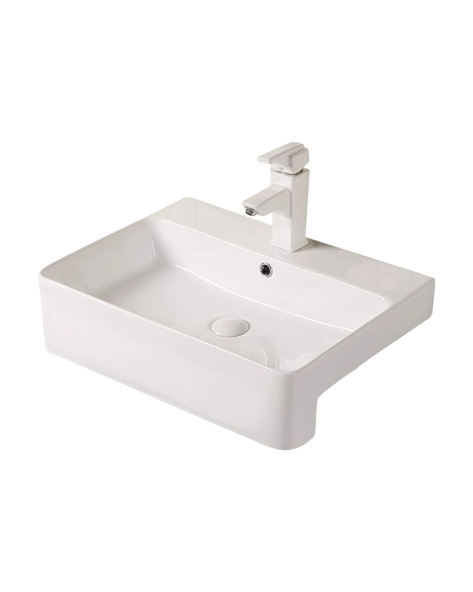 Bacha BAB50 Blanco, vista 3/4
