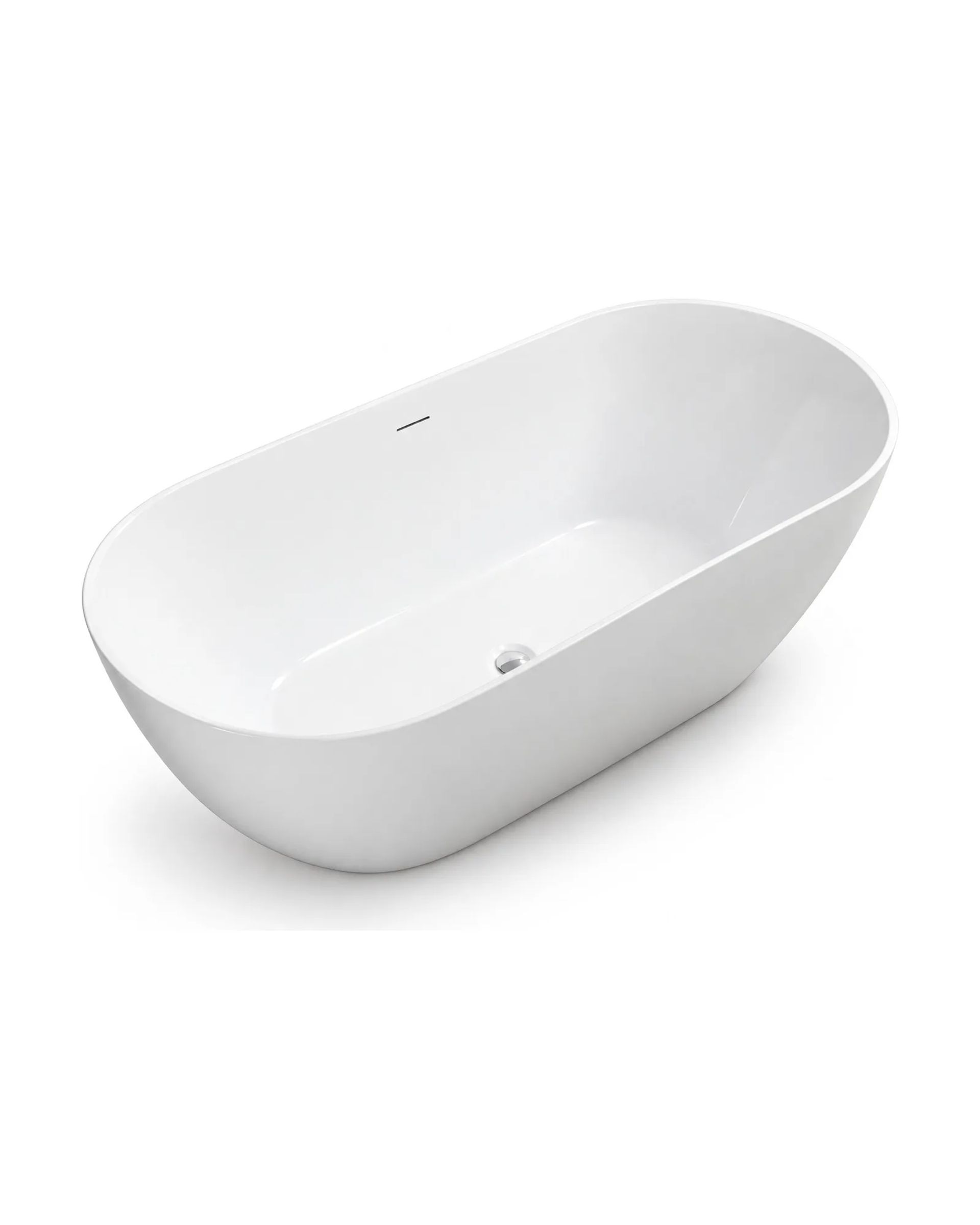 Bañera BAE-1 Blanco Brillante, vista 3/4