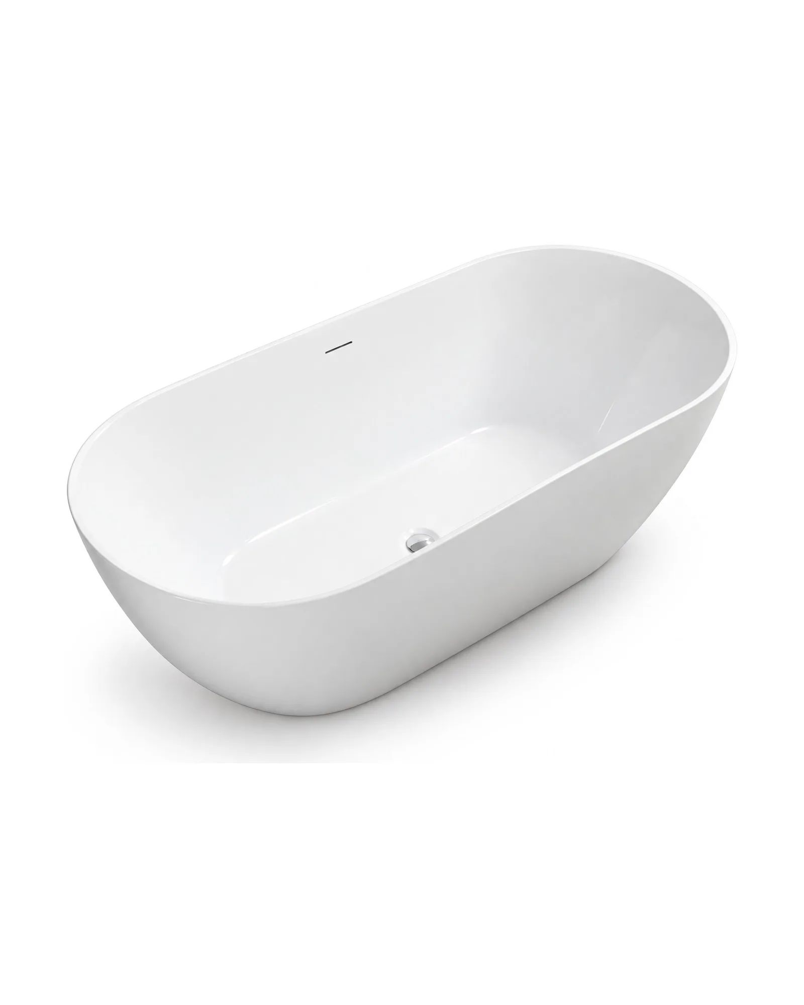Bañera BAE-1 Blanco Brillante, vista 3/4