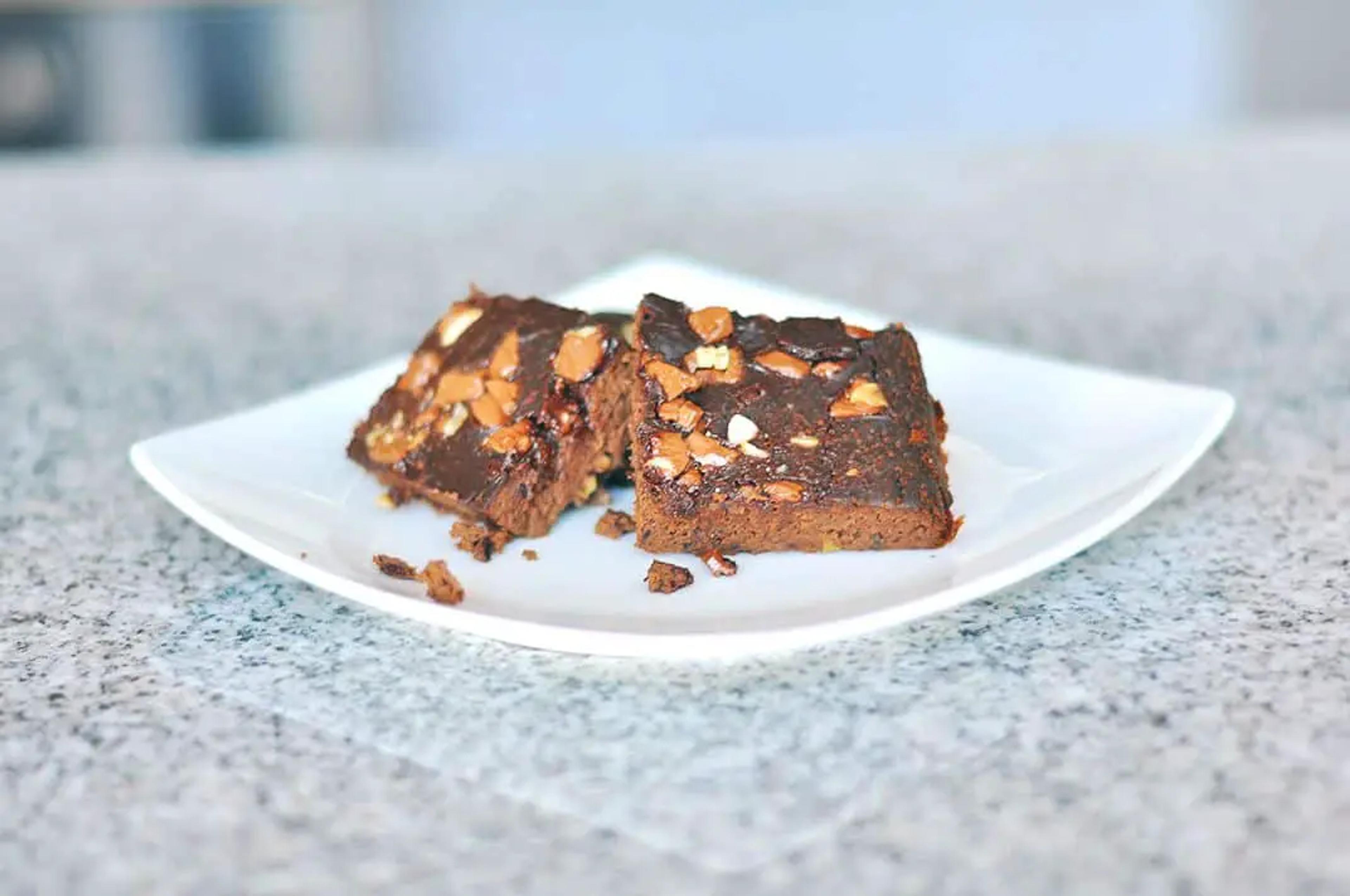 Brownie de porotos negros