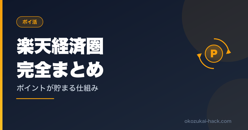 楽天経済圏で年10万ポイント貯めた話｜30代パパのフル活用まとめ【SPU徹底解説】