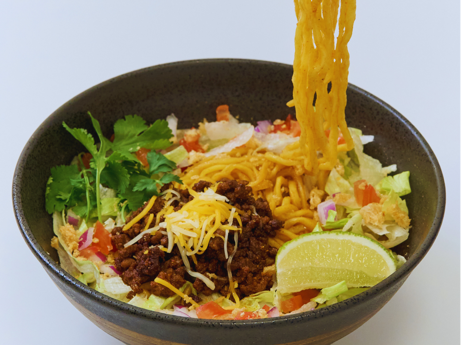 A bowl of Taco Mazemen