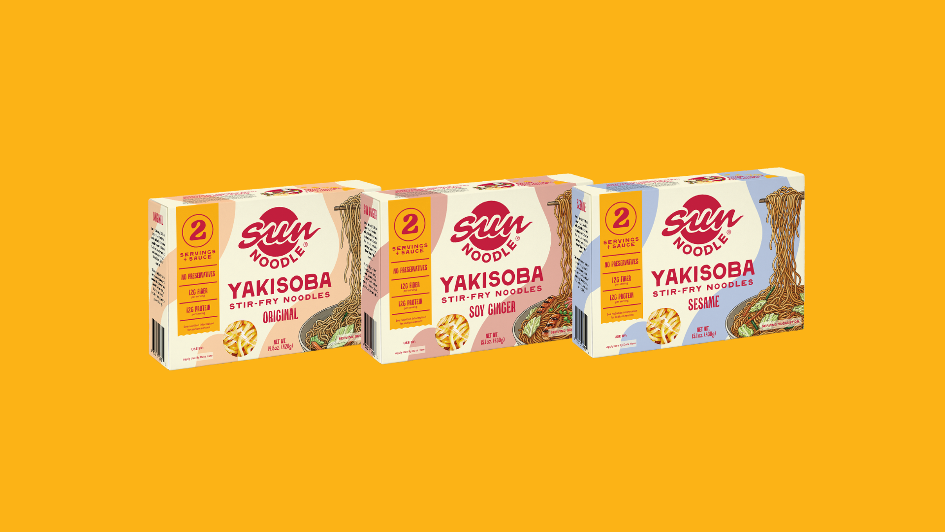 High-Fiber Yakisoba Kits