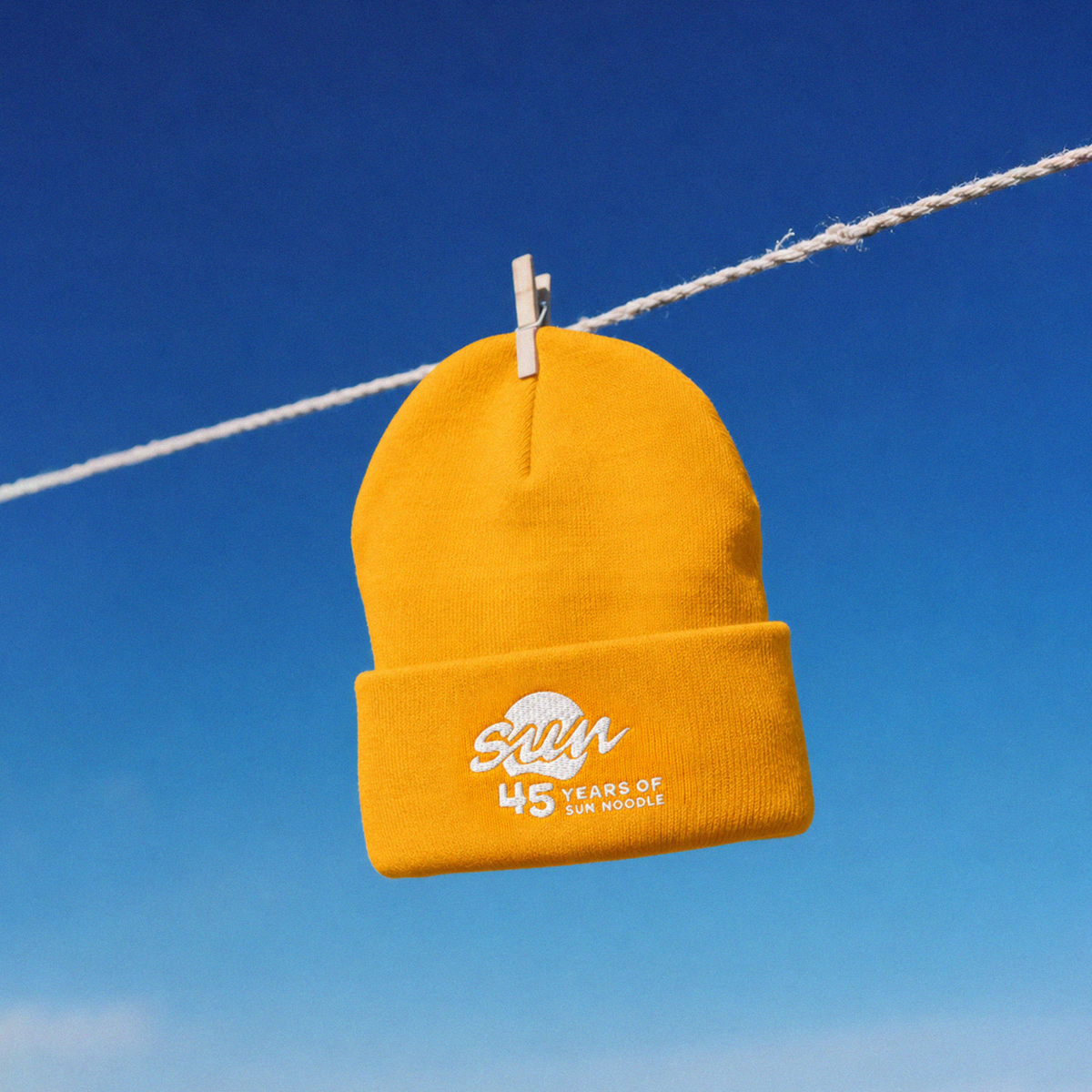 Sun yellow beanie