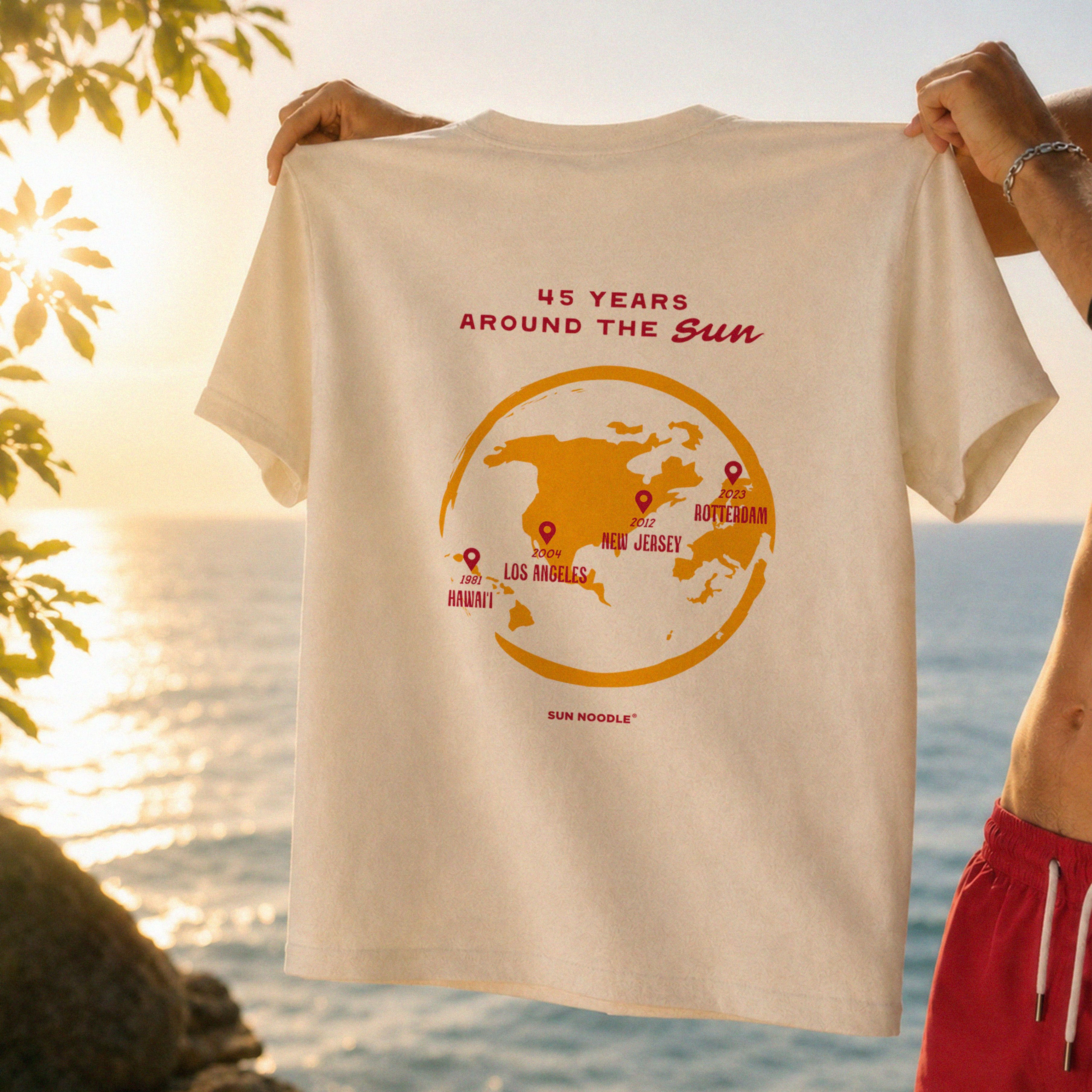 45th anniversary t-shirt back