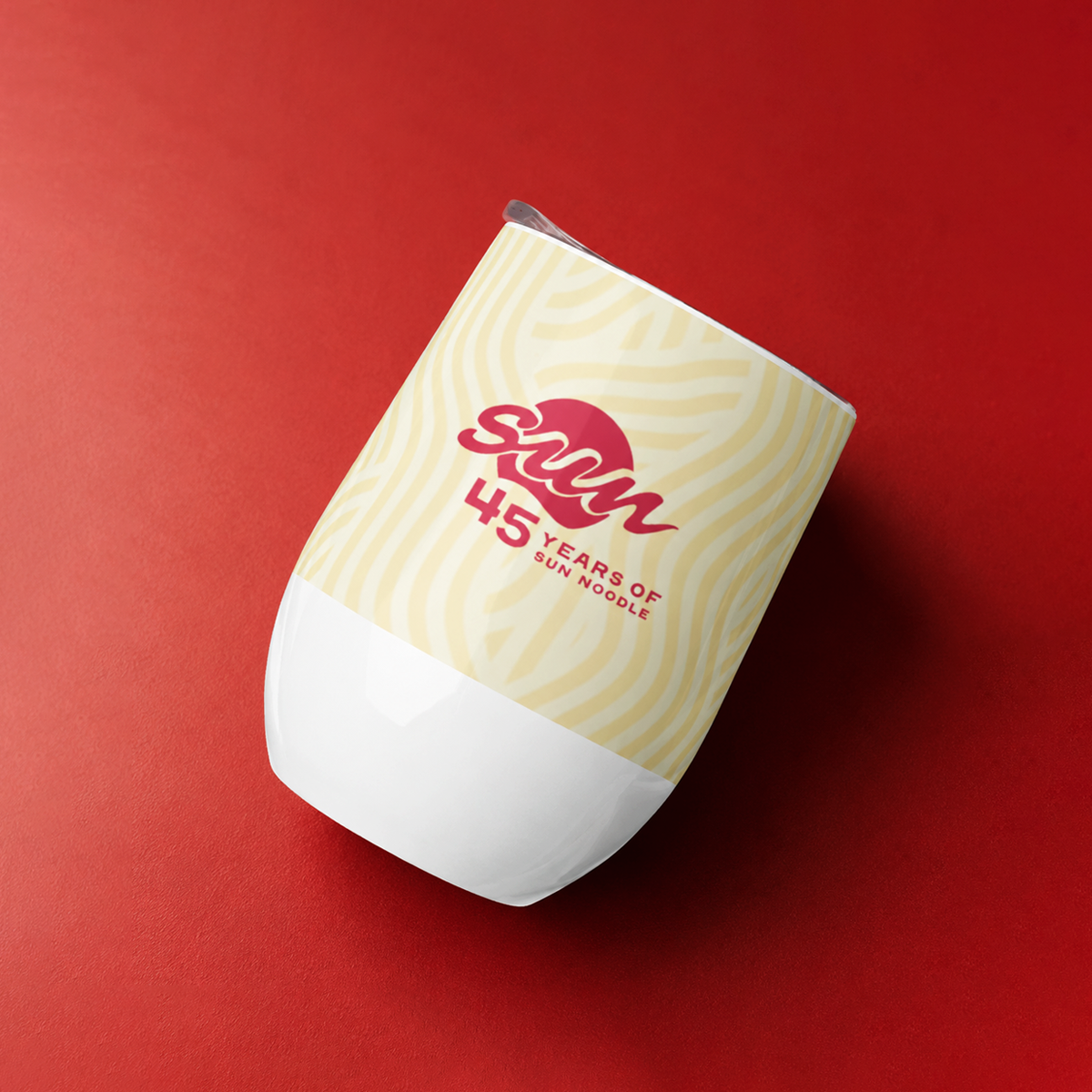 Sun Noodle 45th Anniversary Wine Tumbler