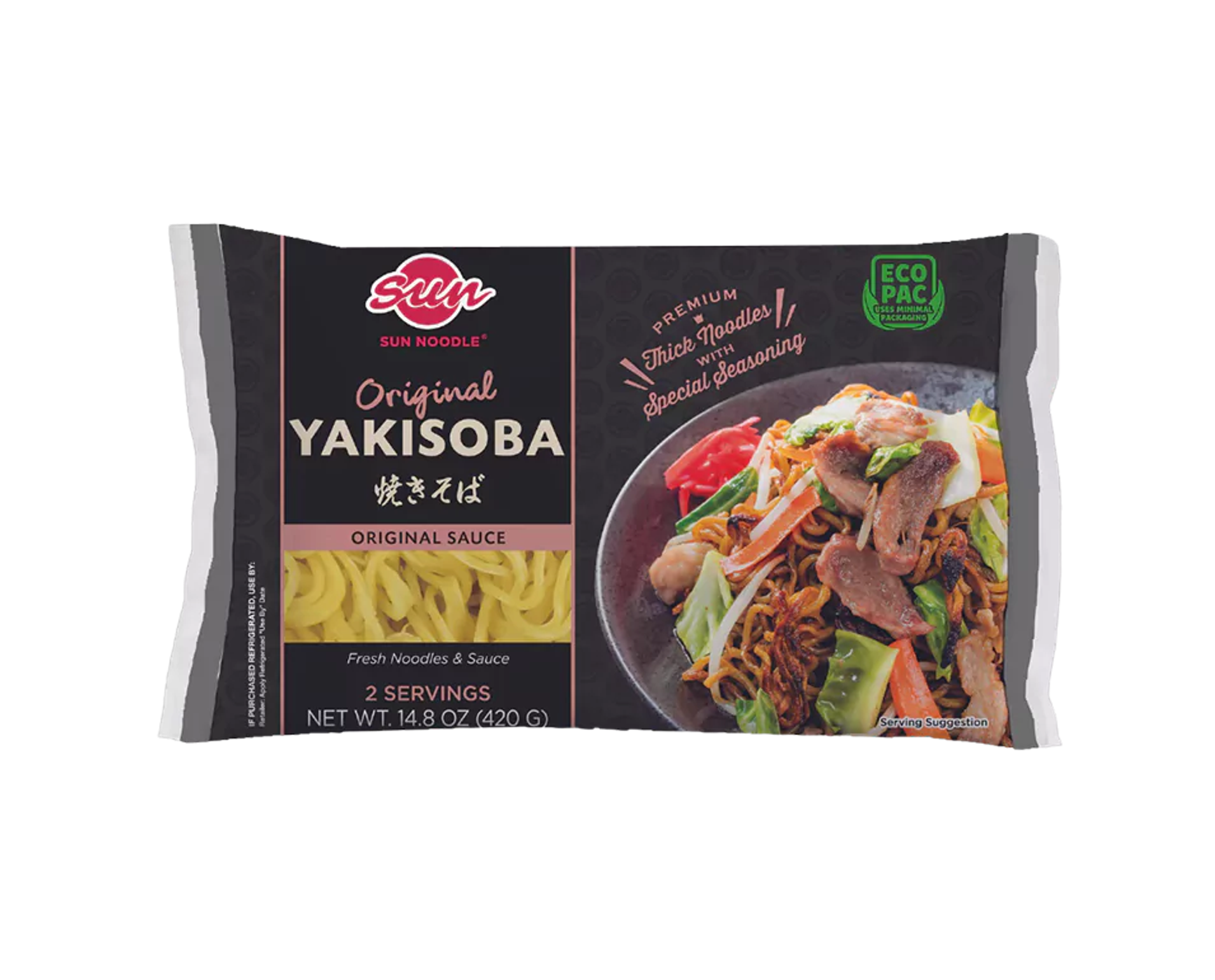 Front view of the Original Yakisoba product on a transparent background