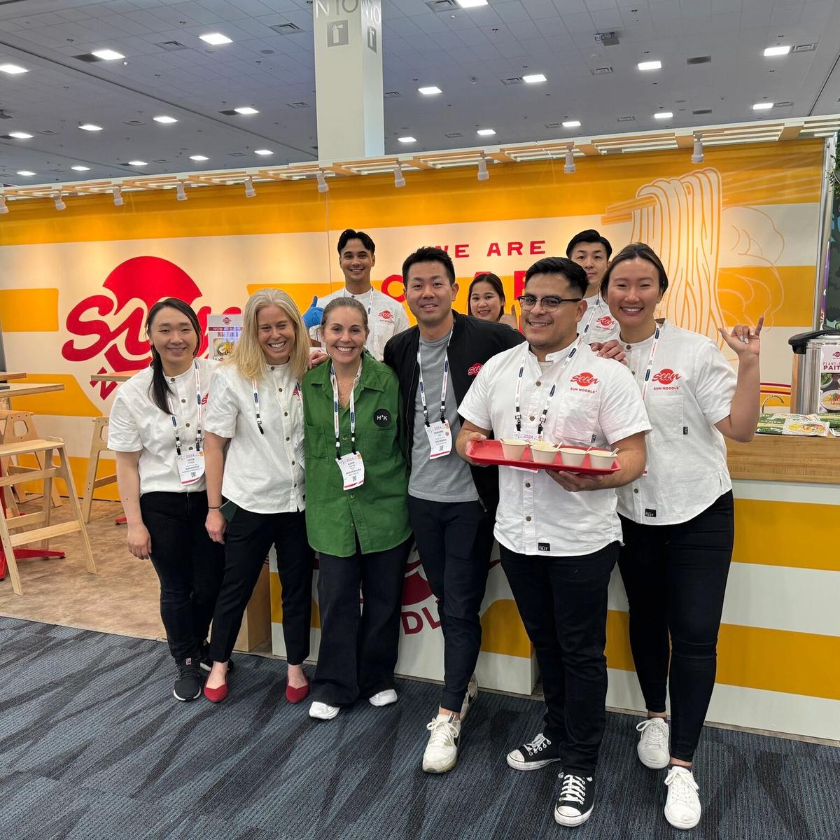 Sun Noodle team at Expowest 2024