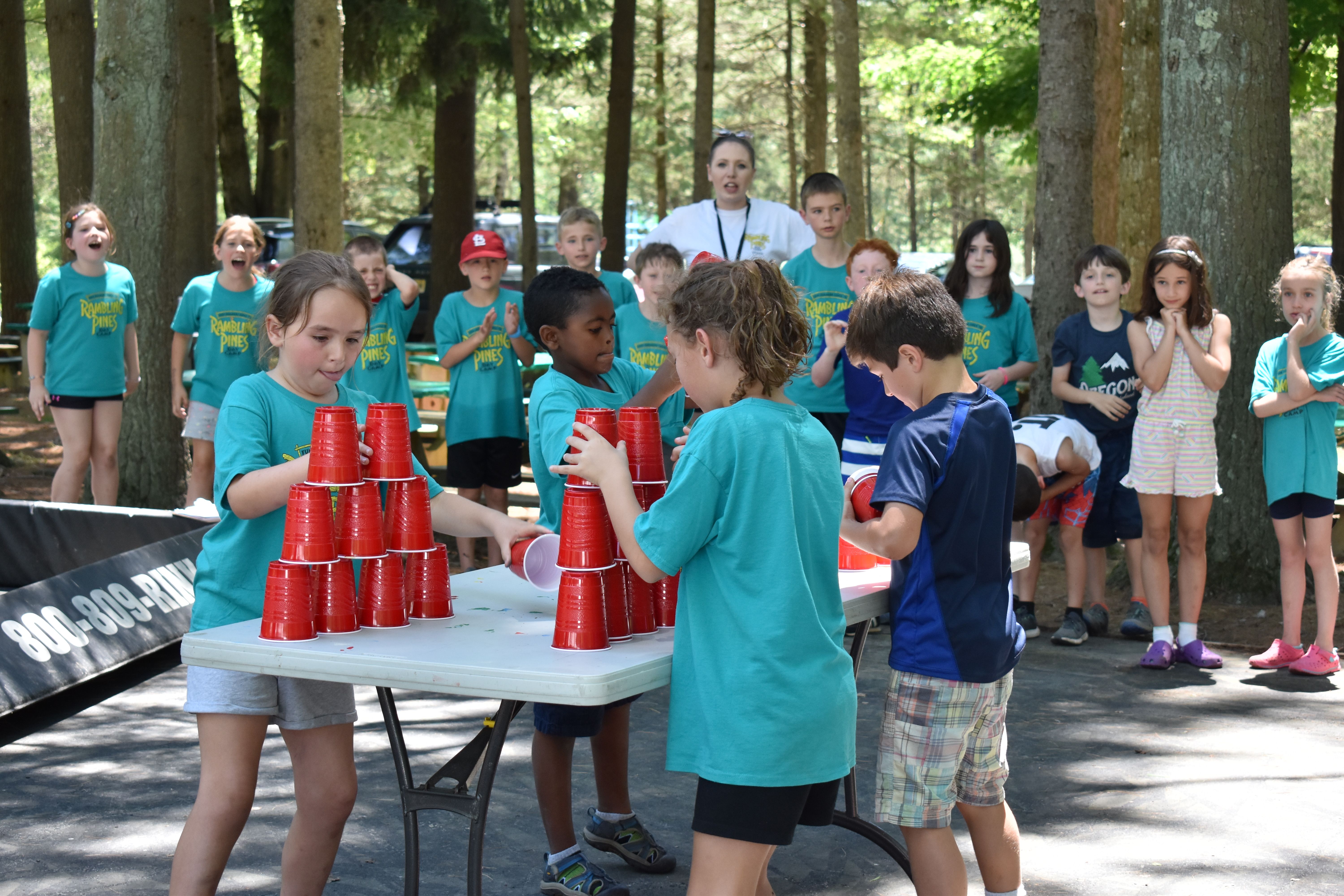 campers participating in special events at Rambling Pines Day Camp