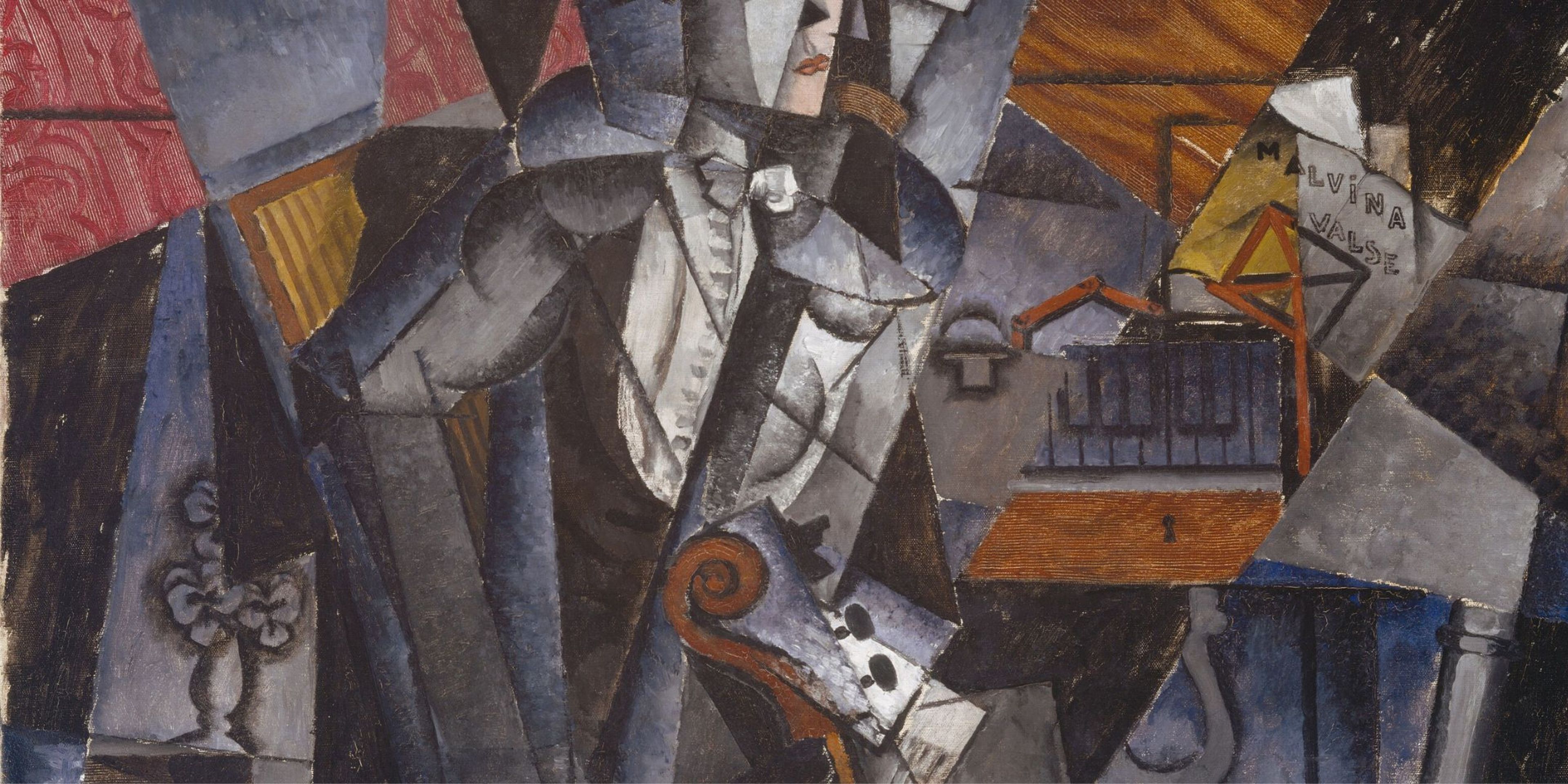 Cubist painting The Musician