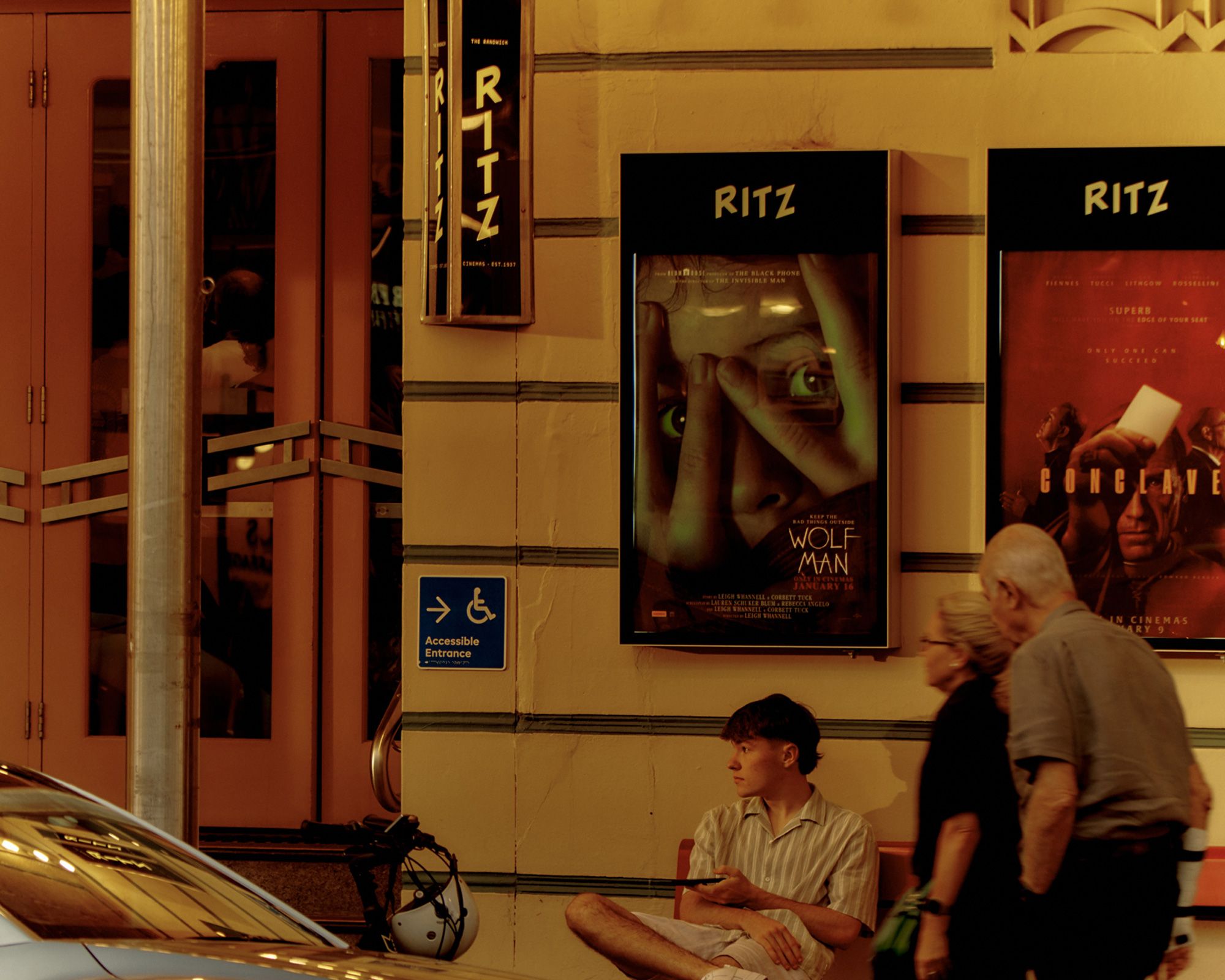 The art deco exterior of Ritz Cinemas in Randwick, Sydney.