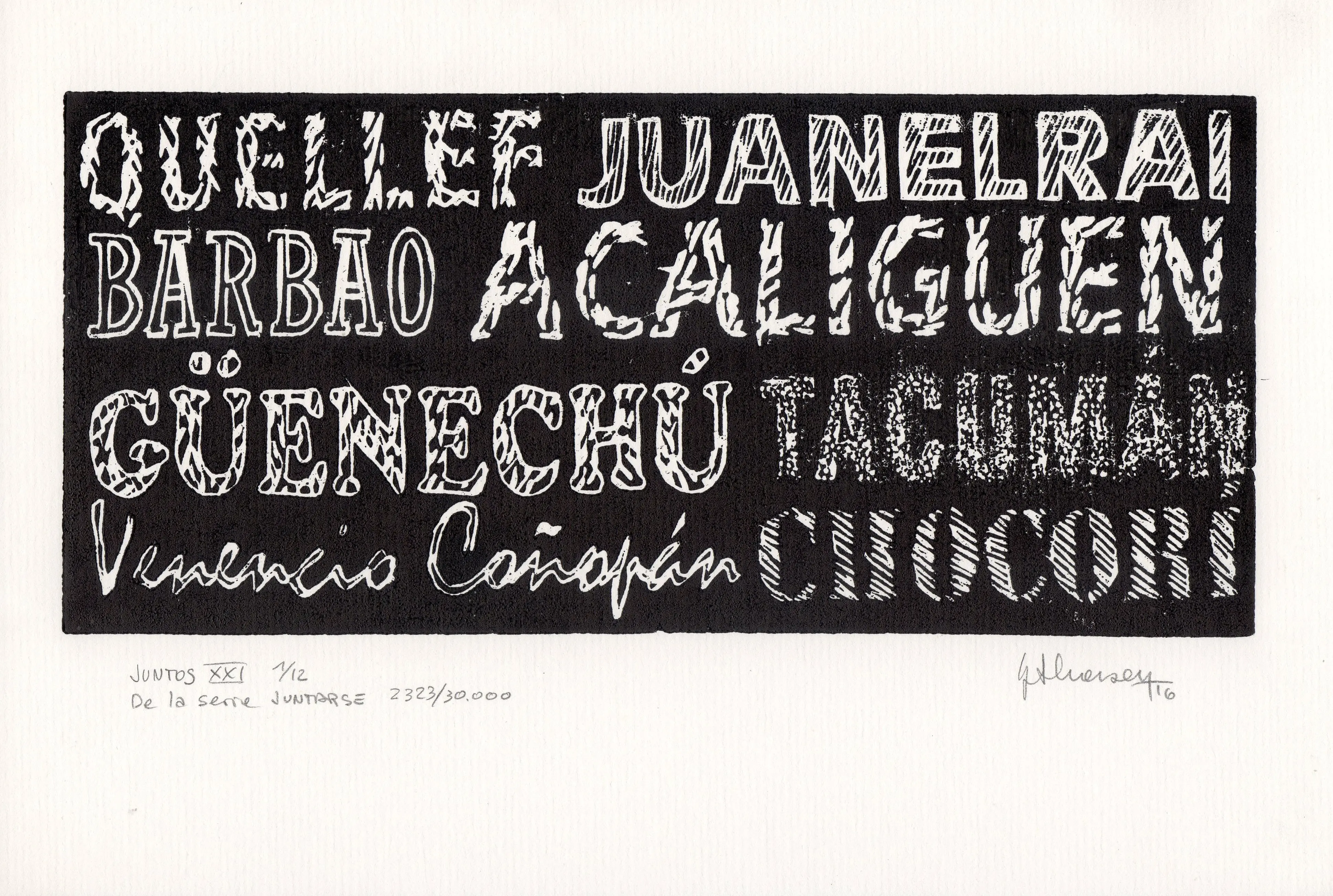 JUNTOS XXI De la serie JUNTARSE 2.323 al 2.334/30.000