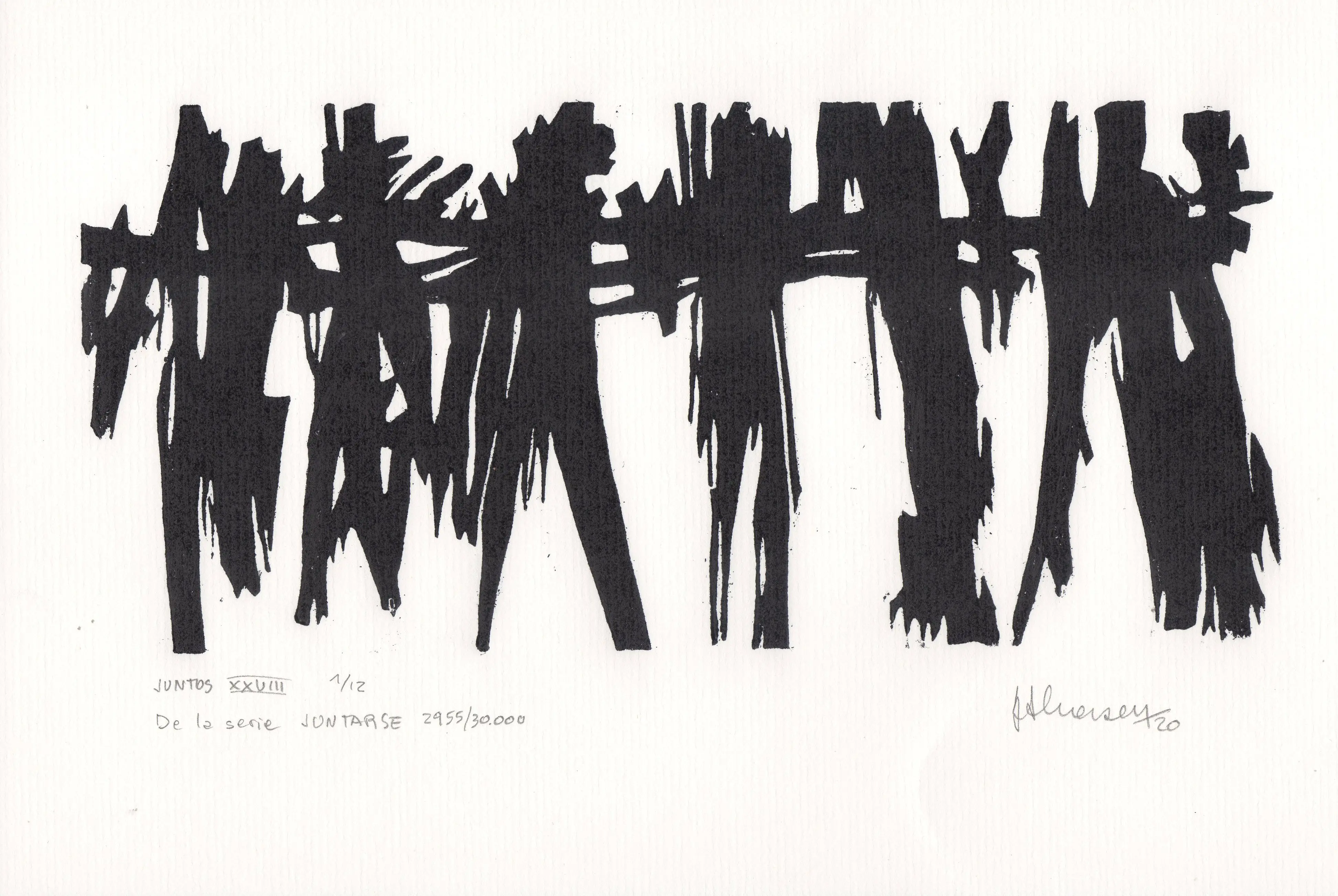 JUNTOS XXVIII De la serie JUNTARSE 2.955 al 2.966/30.000