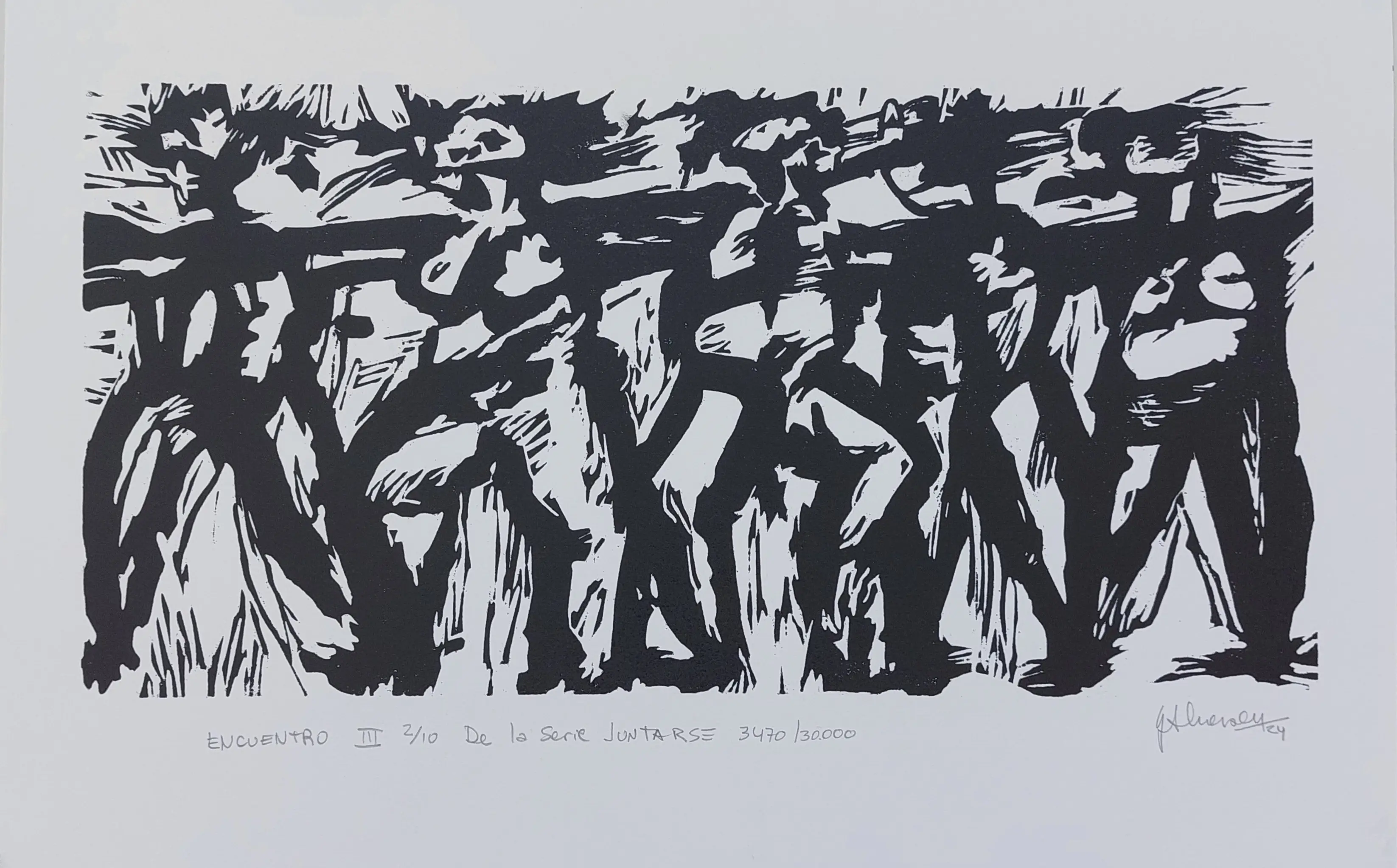 Encuentro III De la serie JUNTARSE del 3469 al 3478/30000