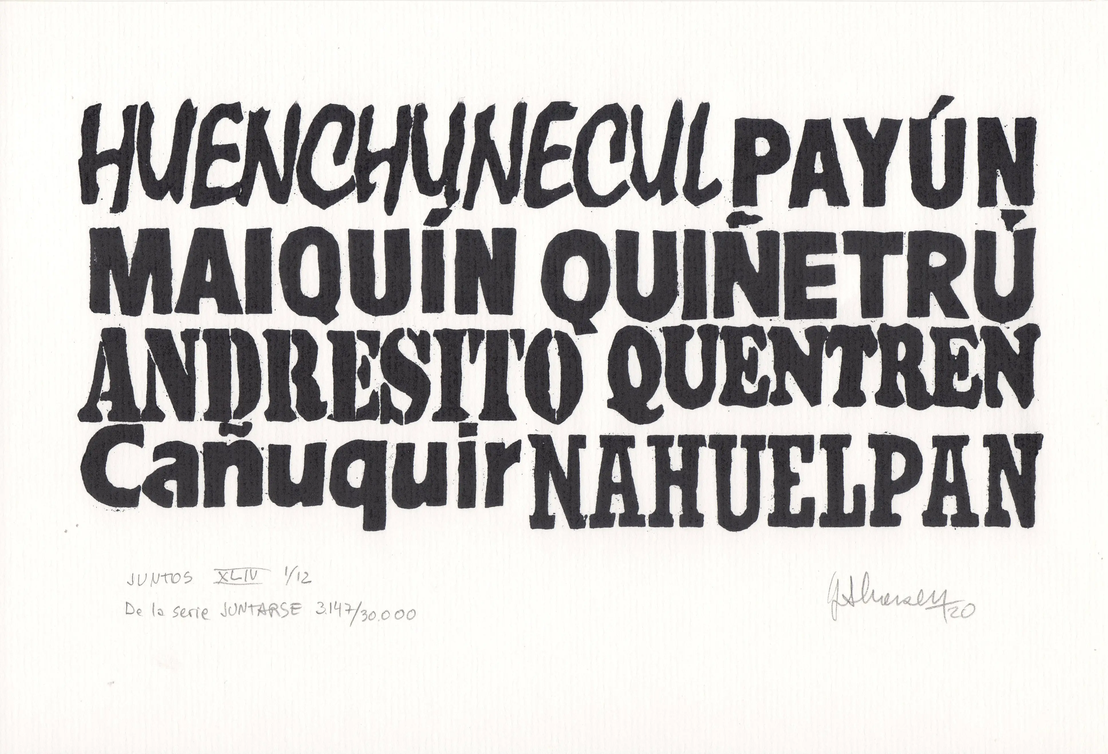JUNTOS XLIV De la serie JUNTARSE 3.147 al 3.158/30.000