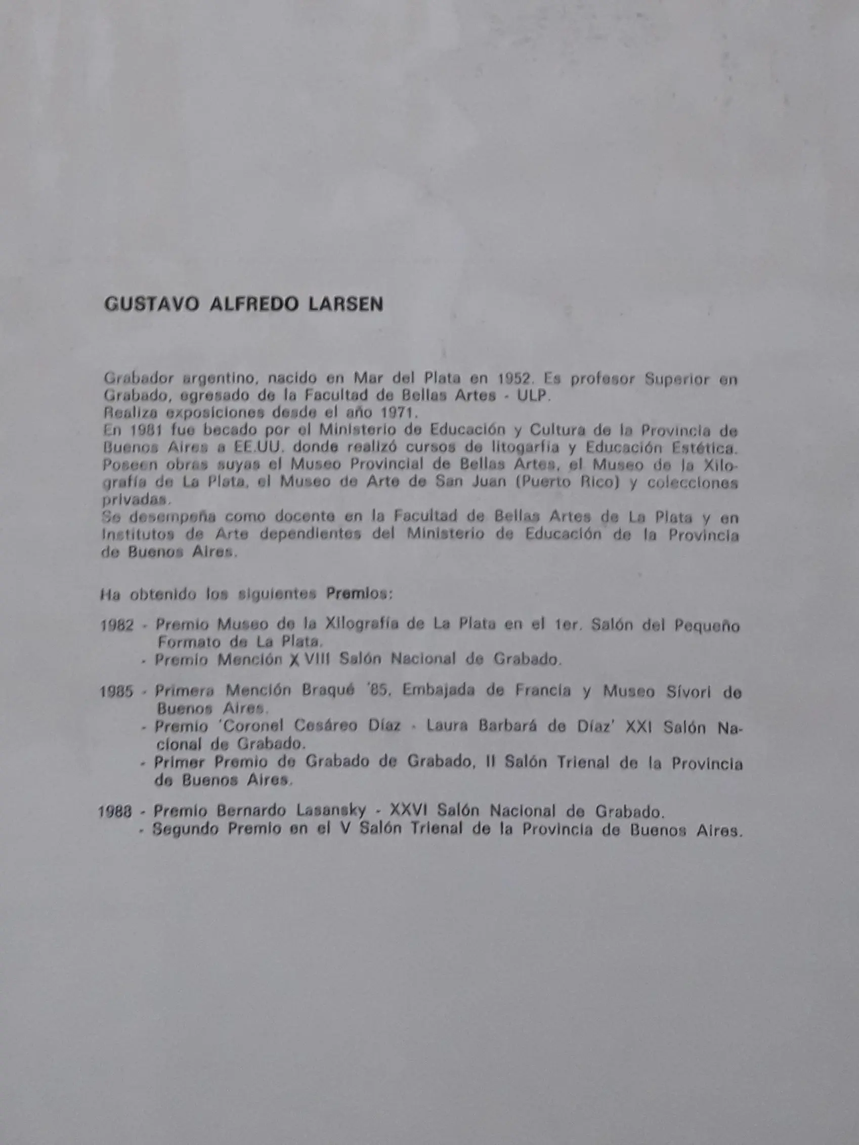 Reverso de la xilografía