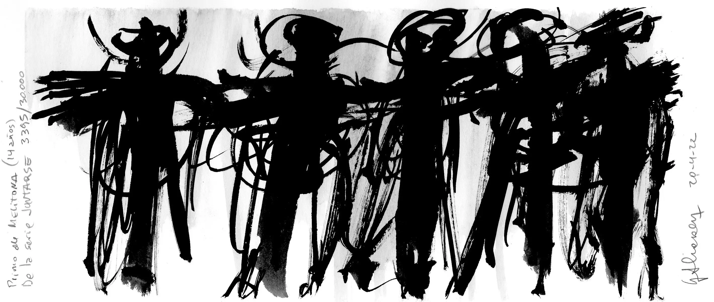 Primo de Melitona (14 años).  De la serie JUNTARSE 3.395/30.000