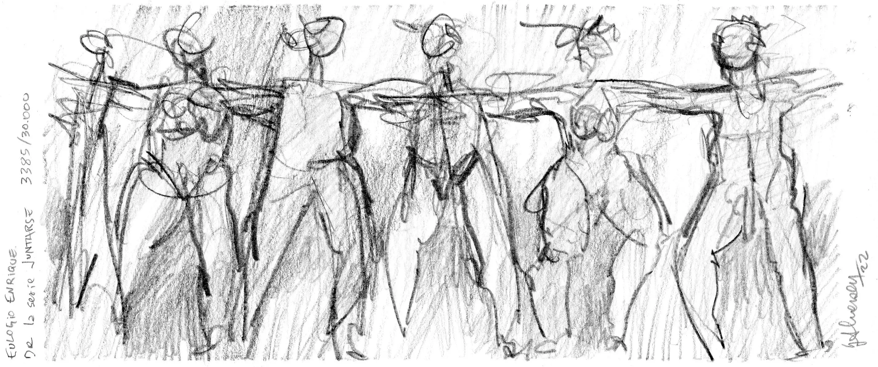 Eulogio Enrique.  De la serie JUNTARSE 3.385/30.000