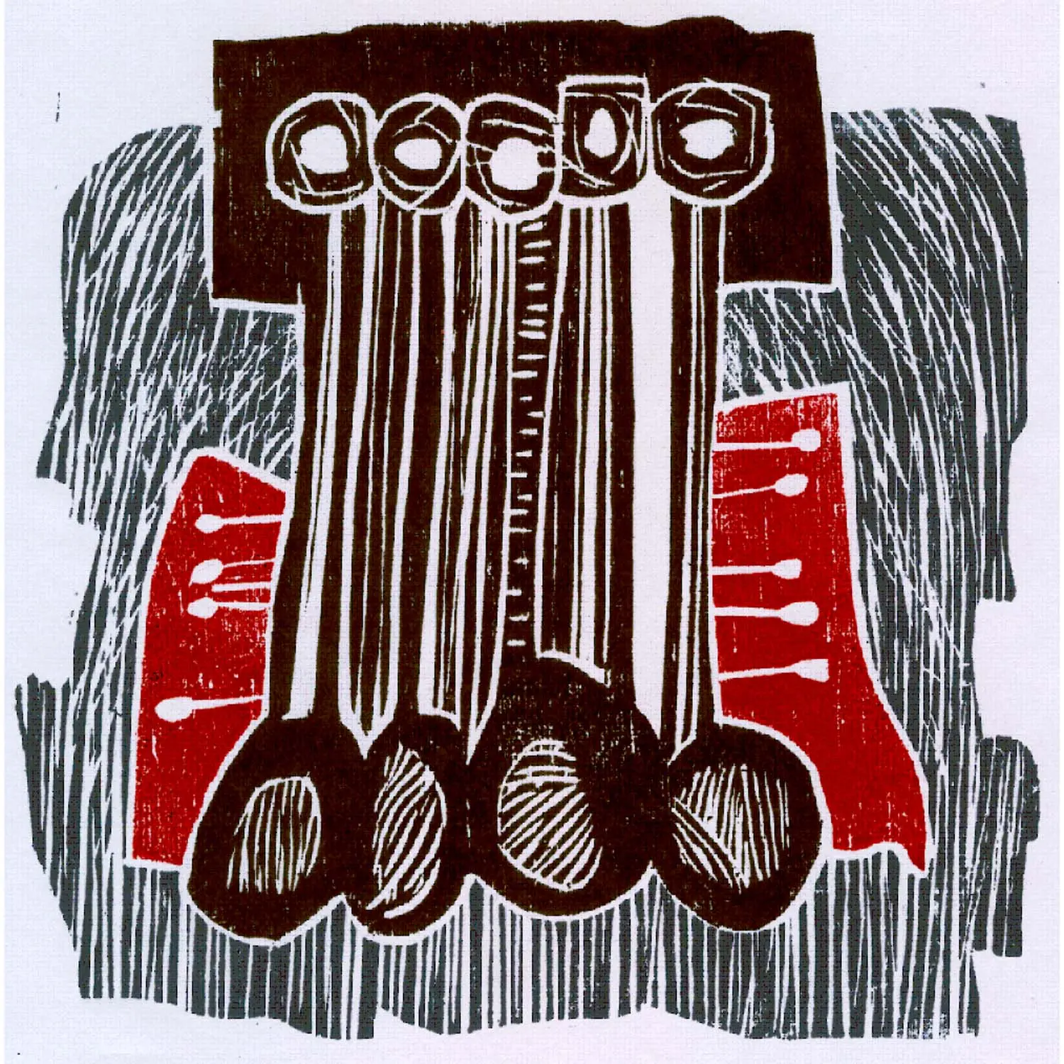 Xilografía 9.1.1 - Papel 30 x 17,5 cm; Estampa 15 x 15 cm. 2003