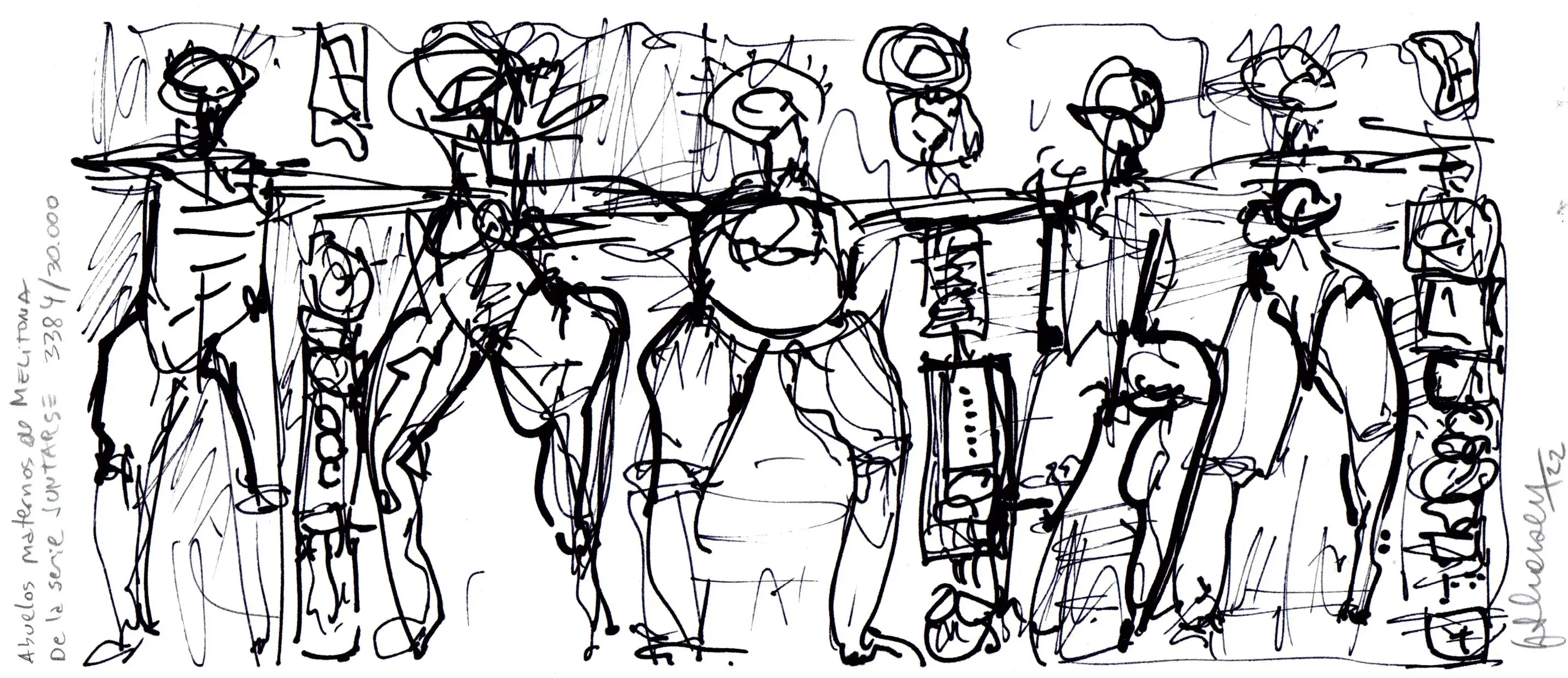 Abuelos maternos de Melitona De la serie JUNTARSE 3.384/30.000