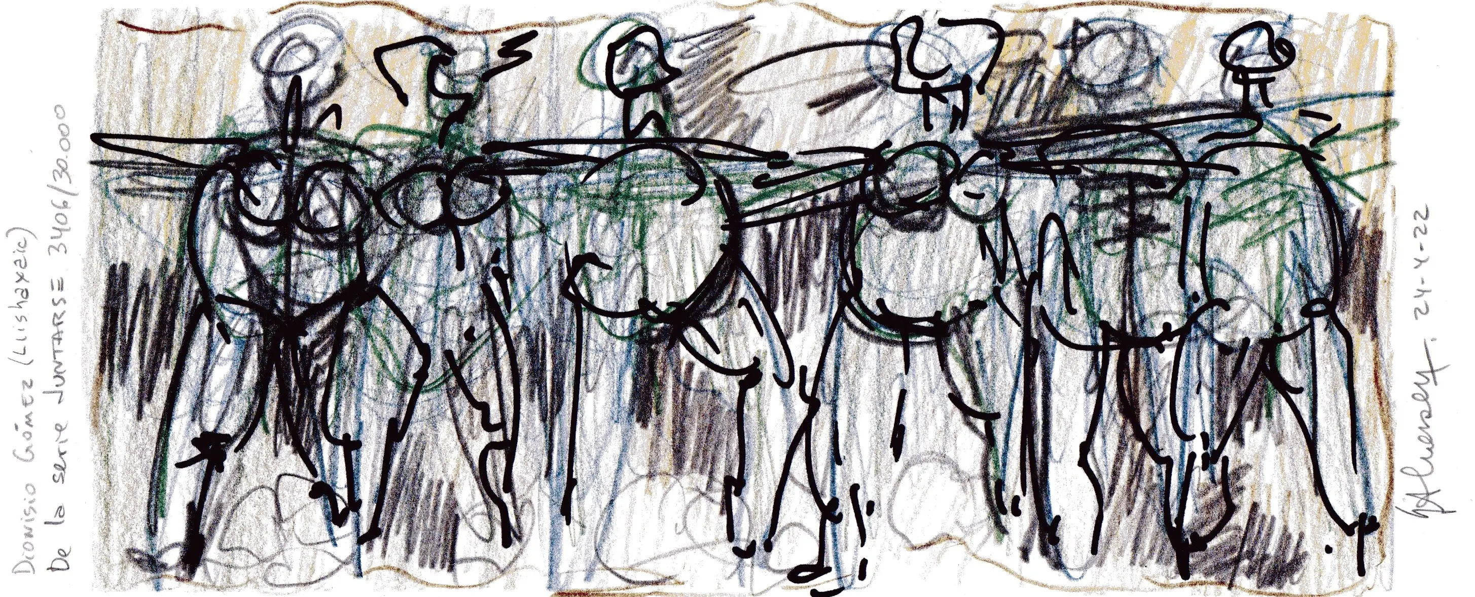 Dionisio Gómez  De la serie JUNTARSE 3.406/30.000