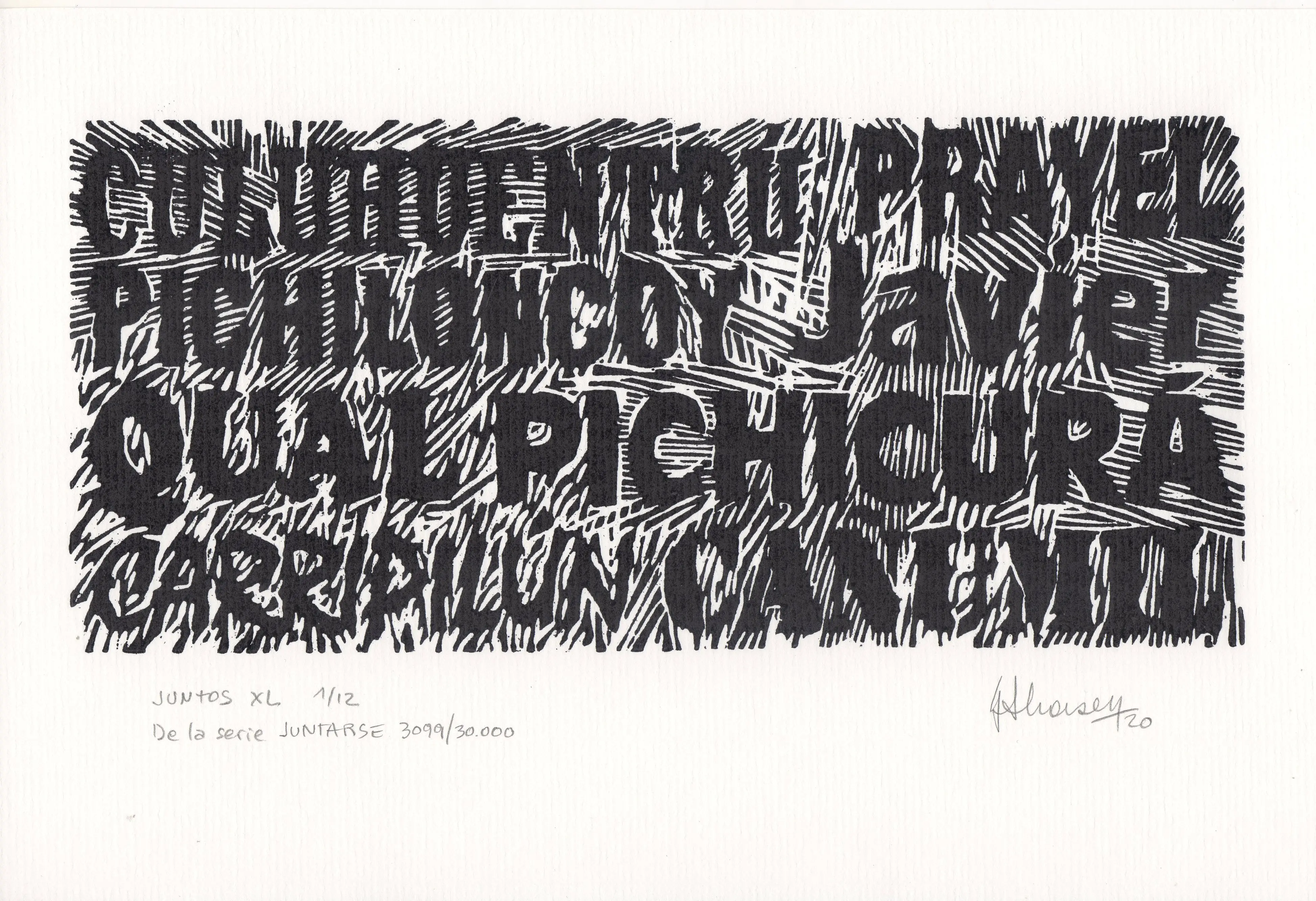 JUNTOS XL De la serie JUNTARSE 3.099 al 3.110/30.000