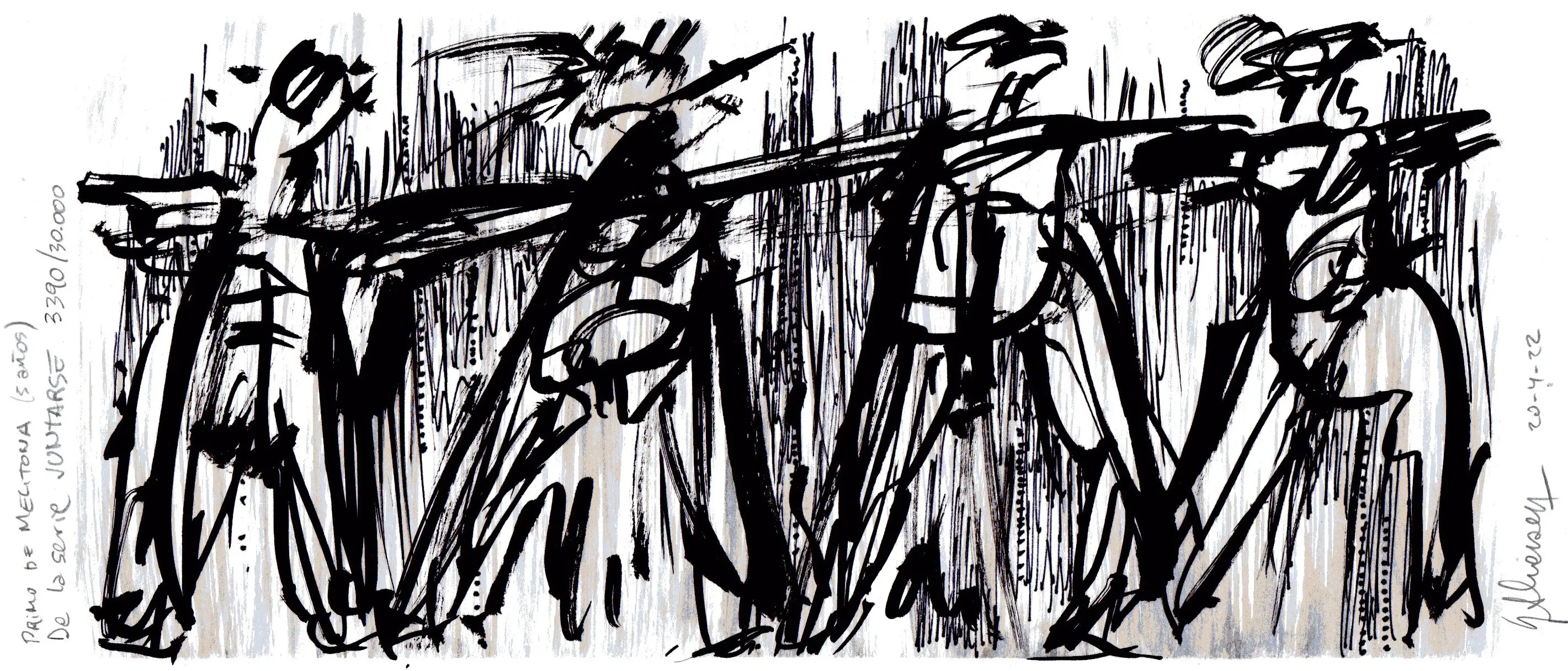 Primo de Melitona (5 años).  De la serie JUNTARSE 3.390/30.000