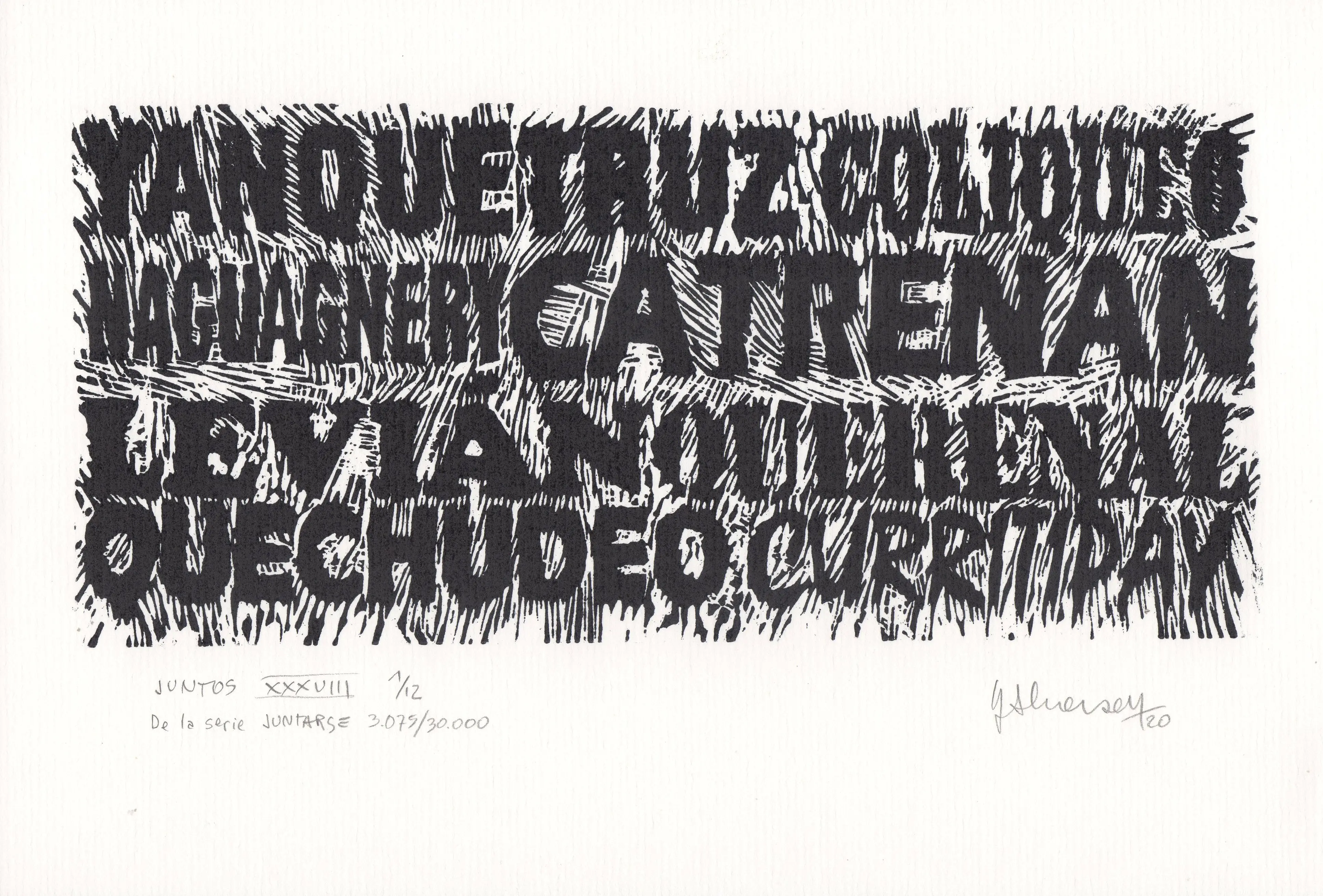 JUNTOS XXXVIII De la serie JUNTARSE 3.075 al 3.086/30.000