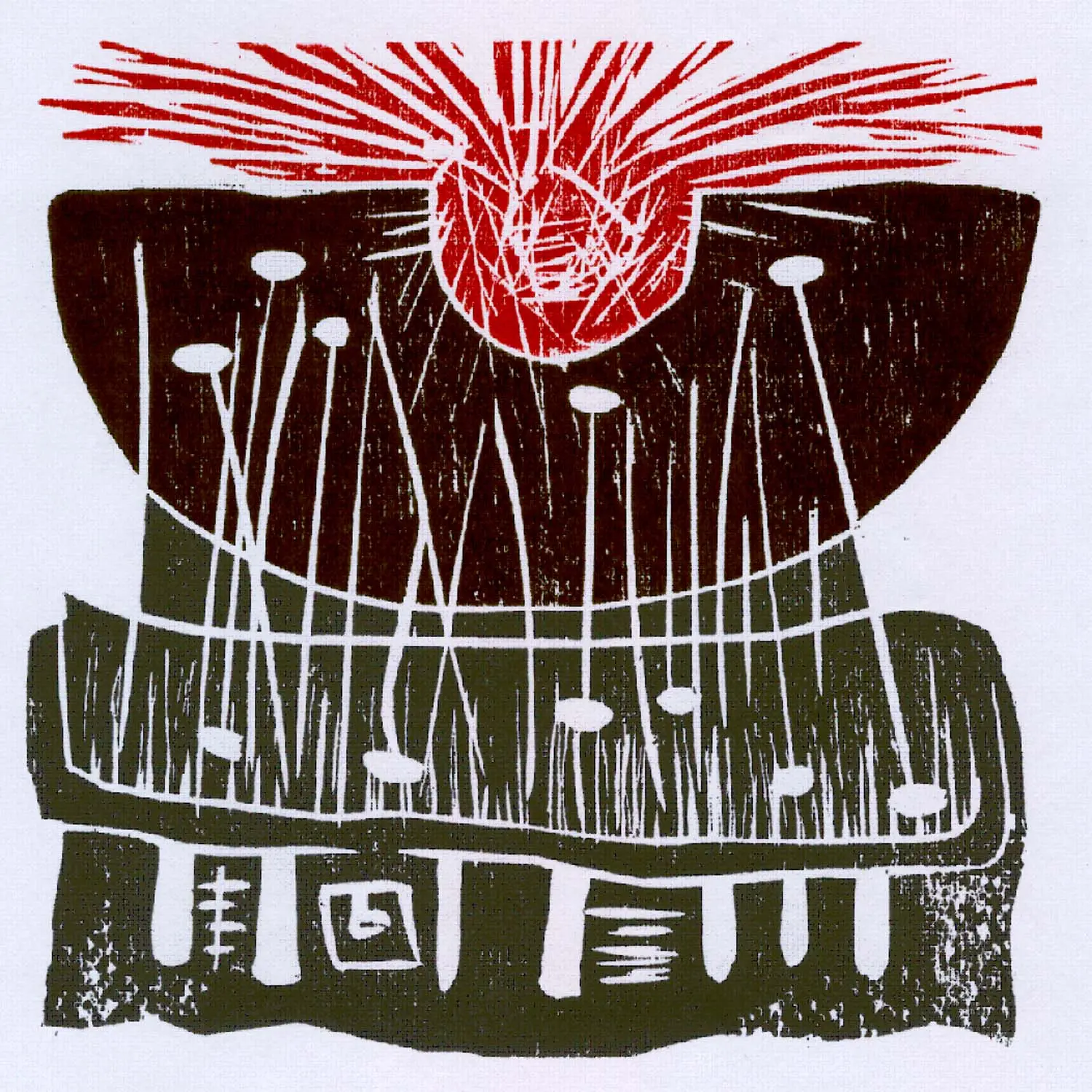 Xilografía 4.1.1 - Papel 30 x 17,5 cm; Estampa 15 x 15 cm. 2003