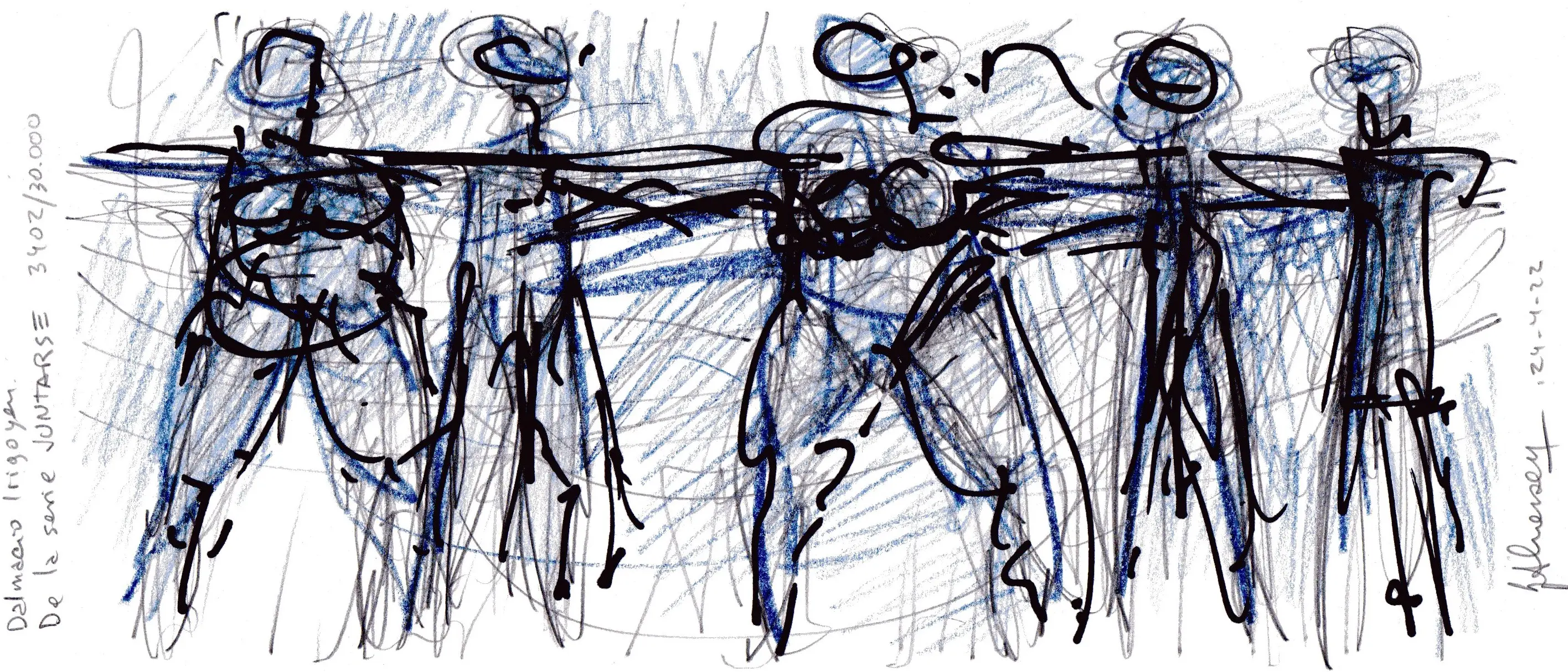 Dalmacio Irigoyen.  De la serie JUNTARSE 3.402/30.000