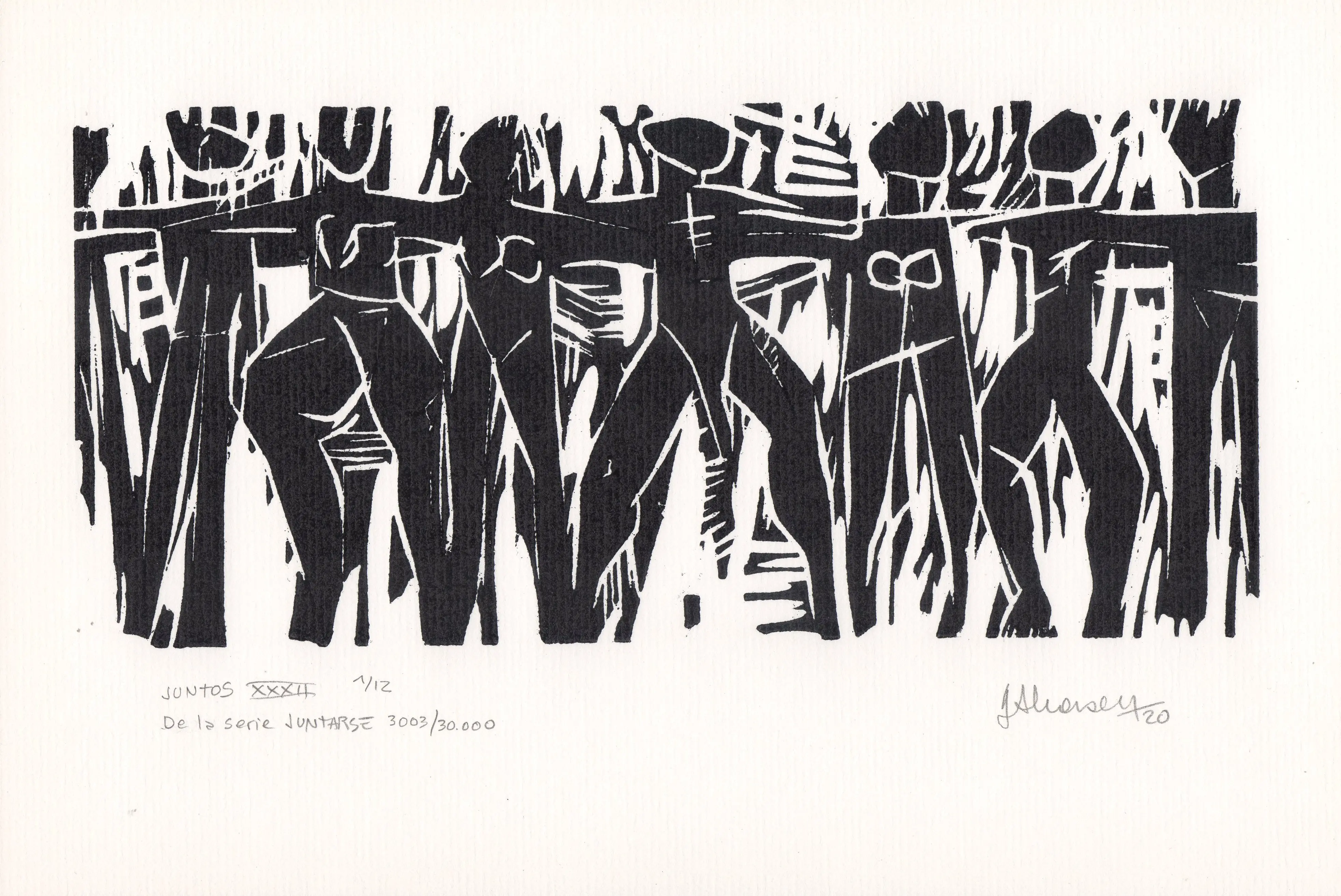 JUNTOS XXXII De la serie JUNTARSE 3.003 al 3.014/30.000