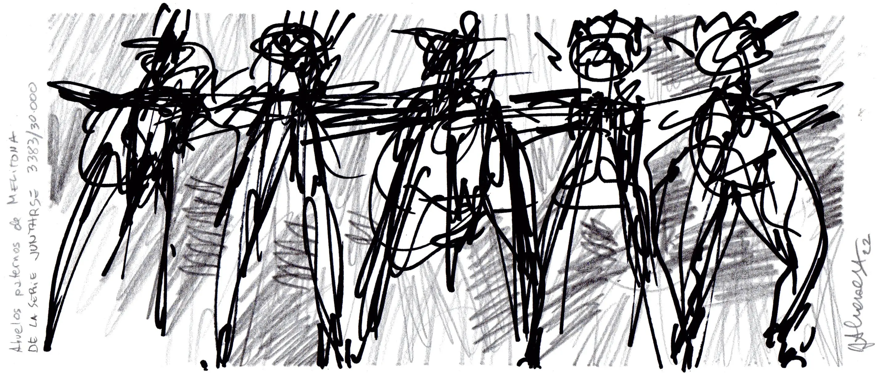 Abuelos paternos de Melitona  De la serie JUNTARSE 3.383/30.000