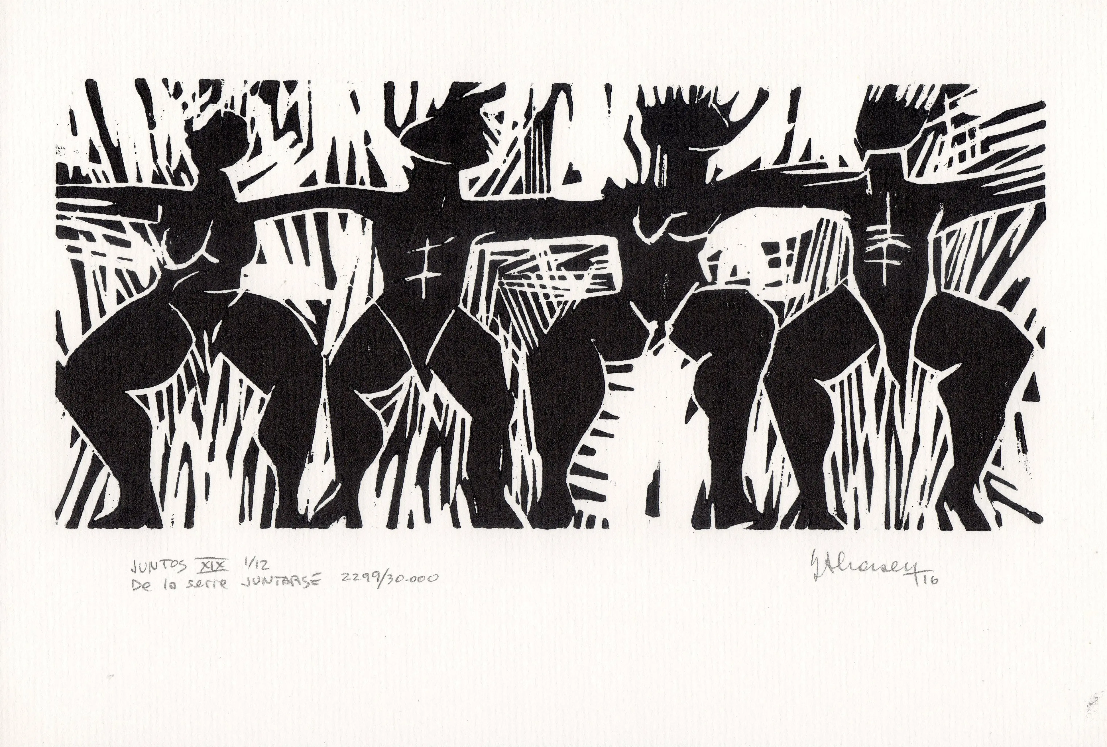 JUNTOS XIX De la serie JUNTARSE 2.299 al 2.310/30.000