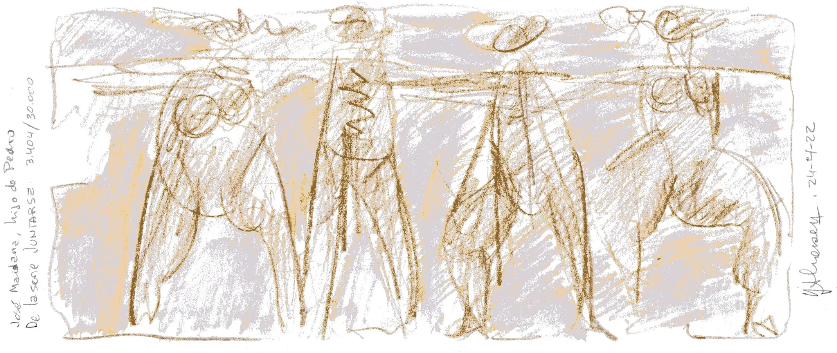 José Maidana, hijo de Pedro.  De la serie JUNTARSE 3.404/30.000