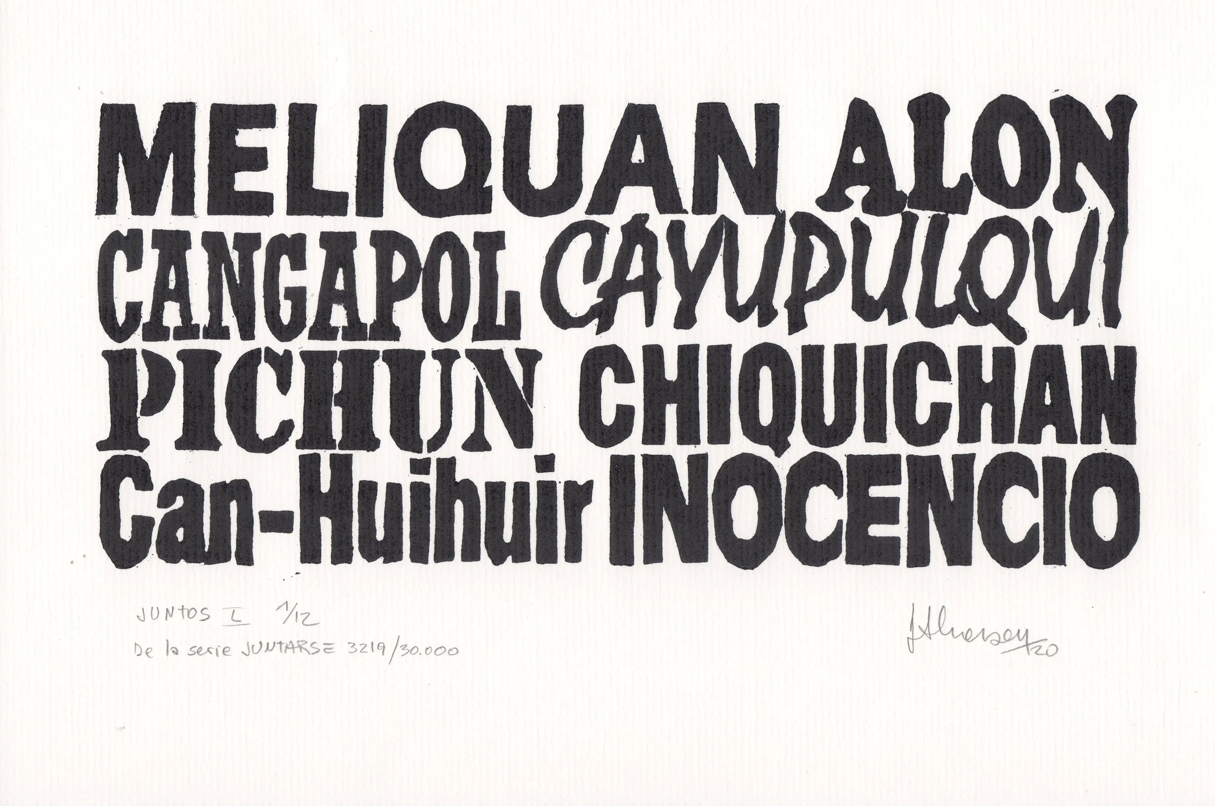 JUNTOS L De la serie JUNTARSE 3.219 al 3.230/30.000
