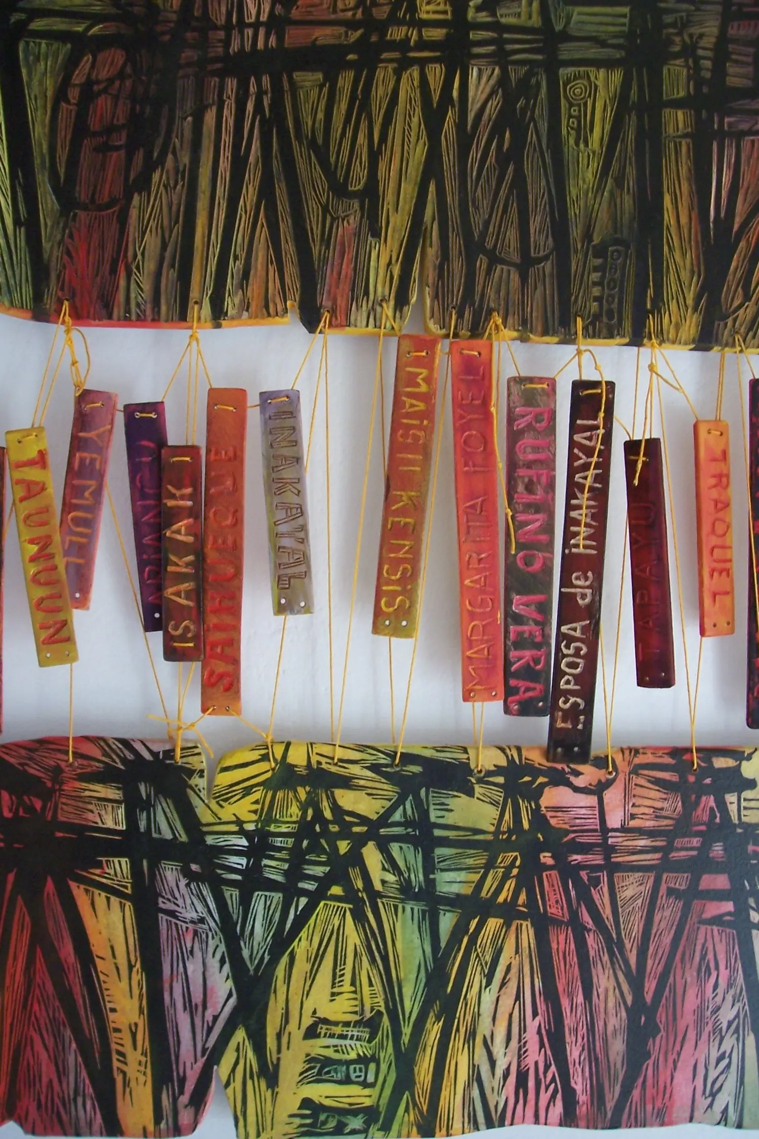 Indios presos en el Museo de Ciencias Naturales de La Plata.