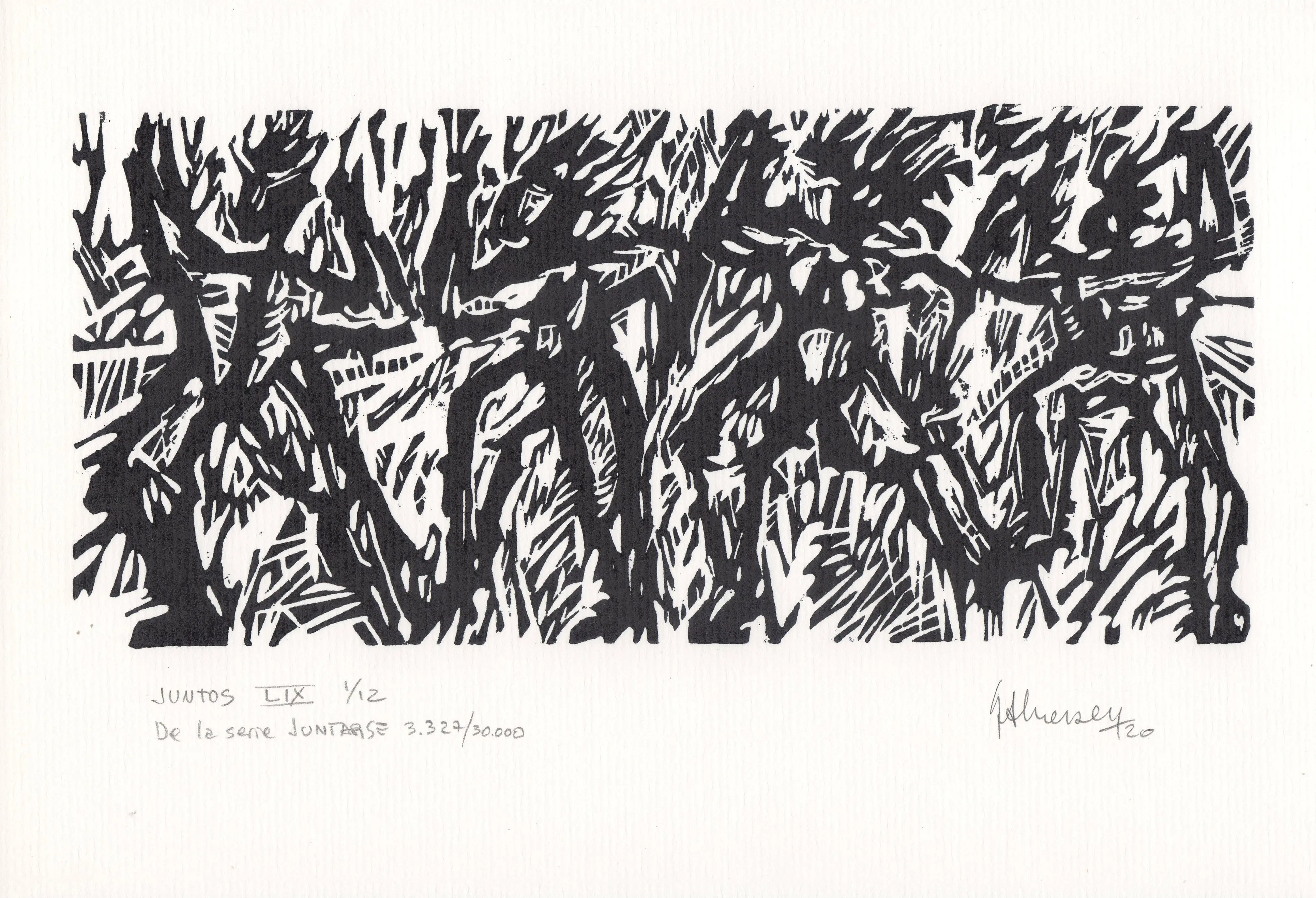 JUNTOS LIX  De la serie JUNTARSE 3.327 al 3.338/30.000