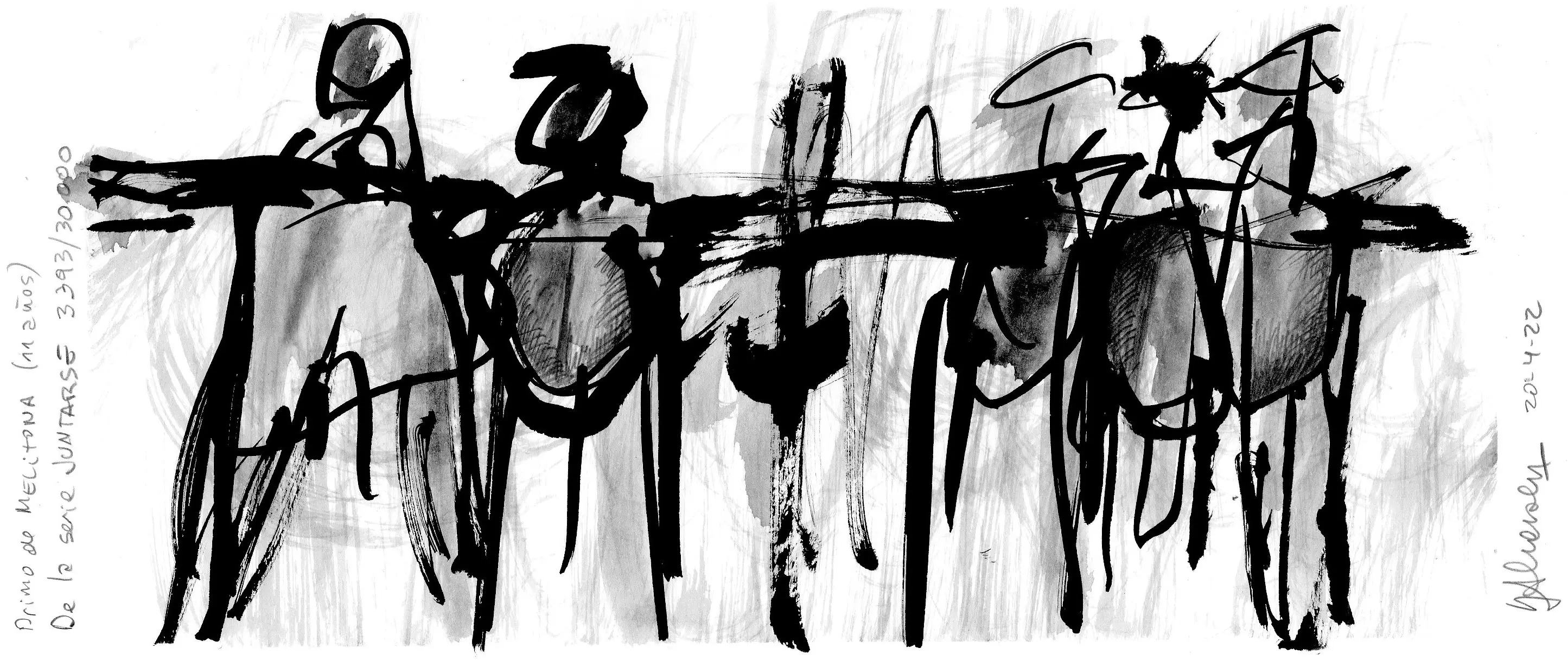 Primo de Melitona (11 años).  De la serie JUNTARSE 3.393/30.000