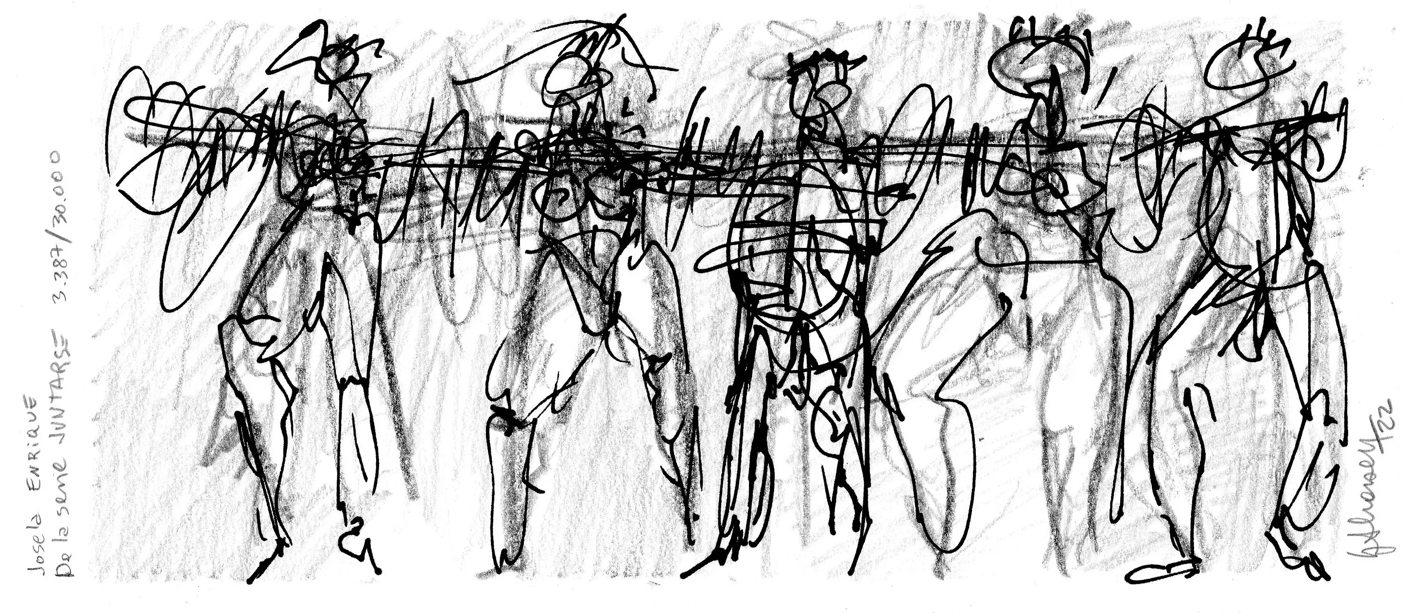 Josela Enrique.  De la serie JUNTARSE 3.387/30.000