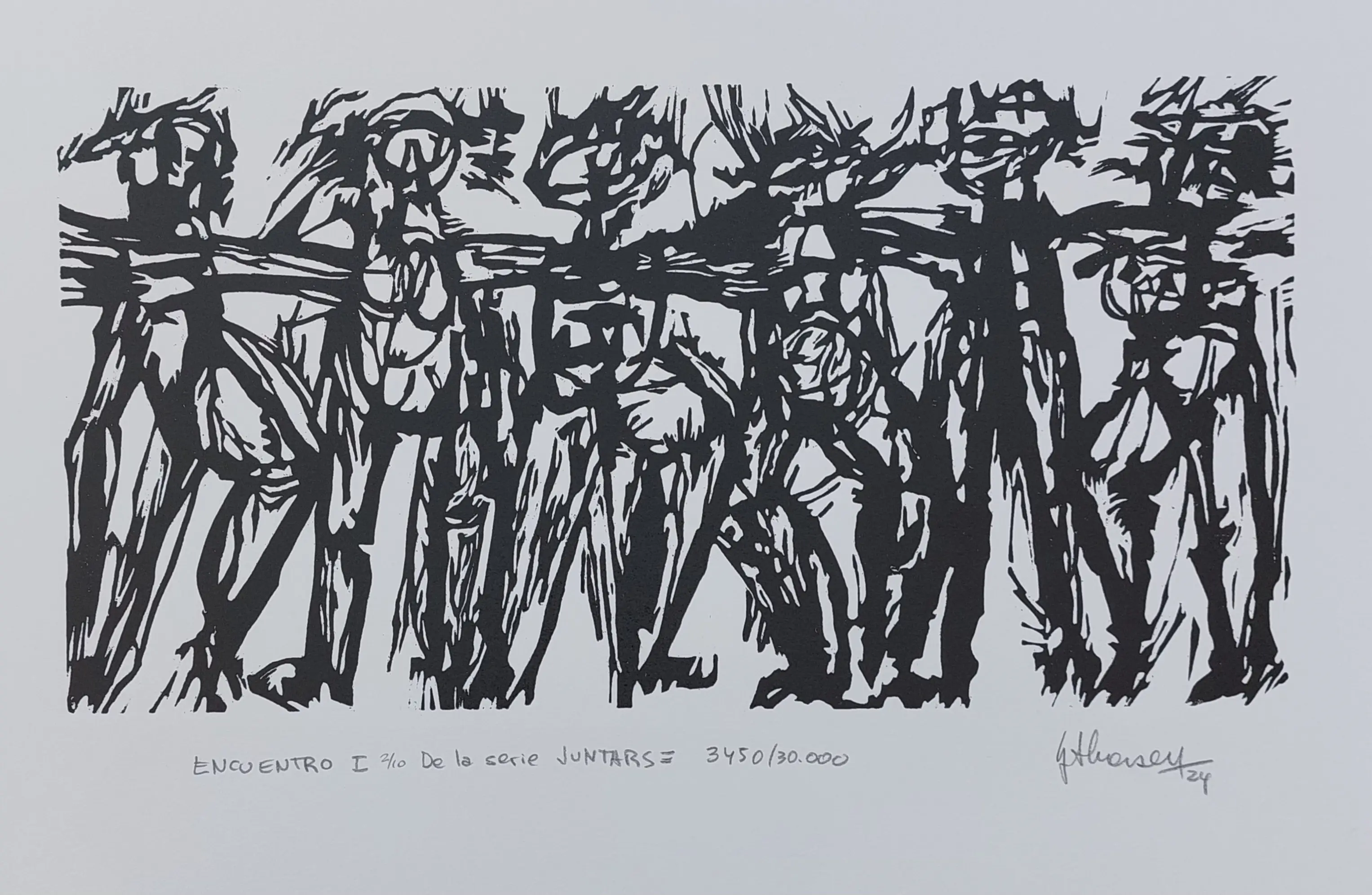 Encuentro I De la serie JUNTARSE del 3449 al 3458/30000