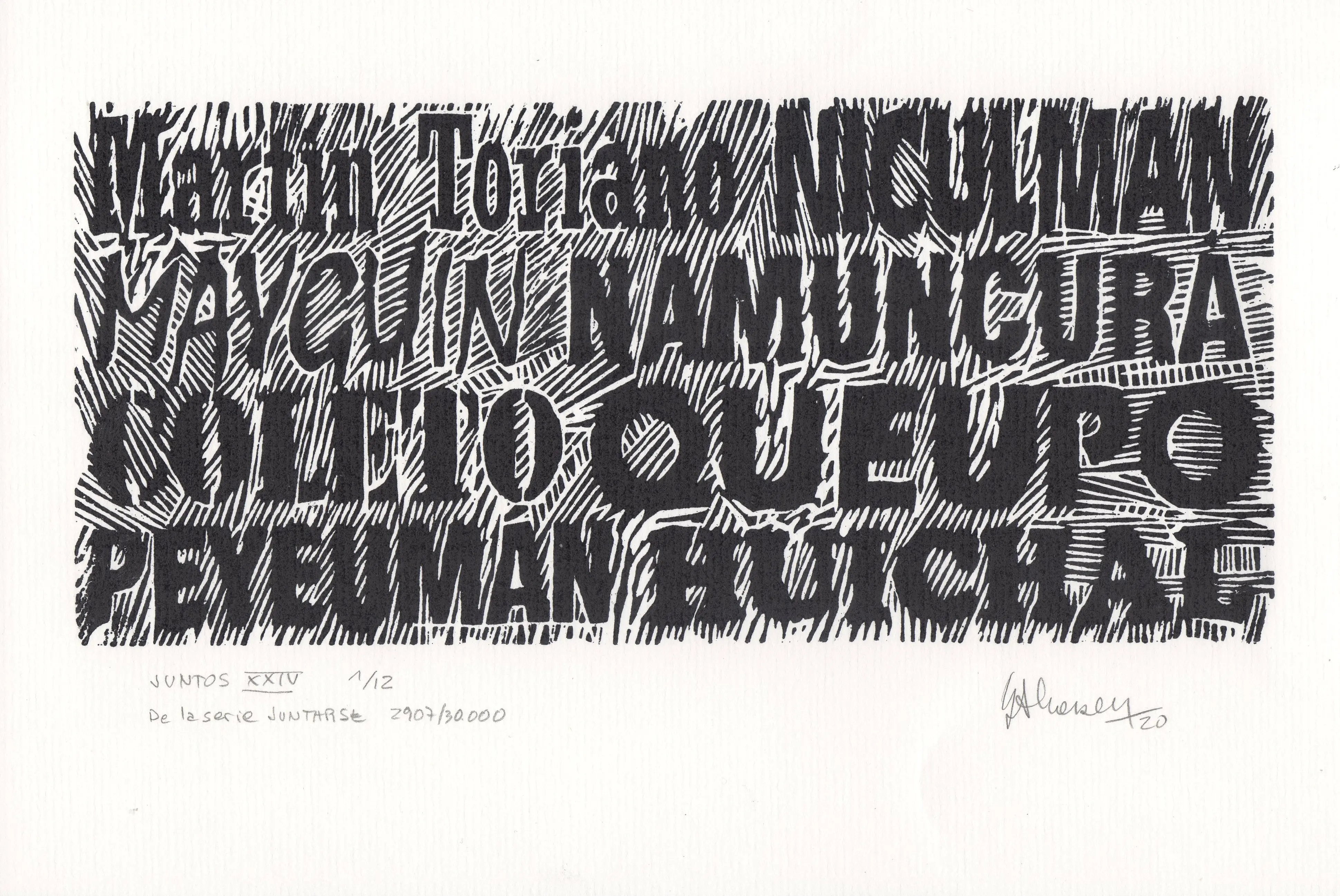 JUNTOS XXIV De la serie JUNTARSE 2.907 al 2.918/30.000